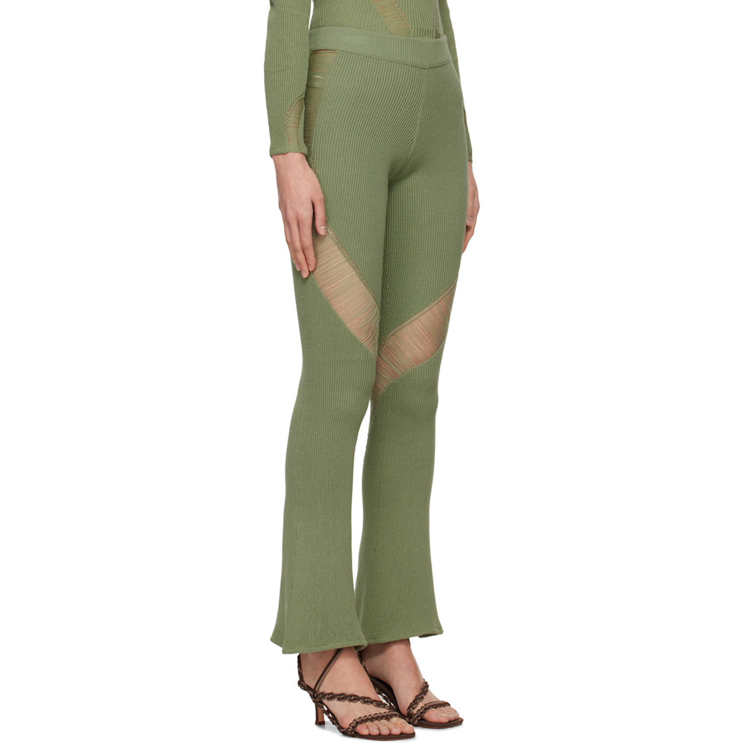  Isa Boulder Ssense Exclusive Green Trousers 