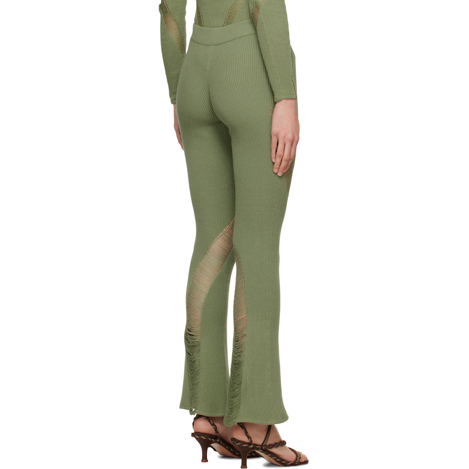  Isa Boulder Ssense Exclusive Green Trousers 