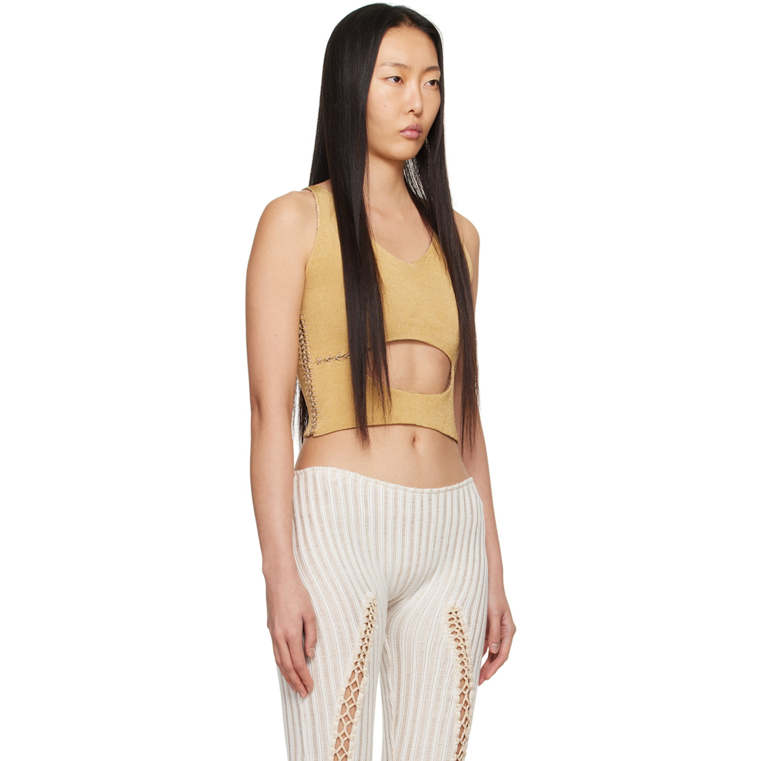  Isa Boulder Tan Razor Tank Top 