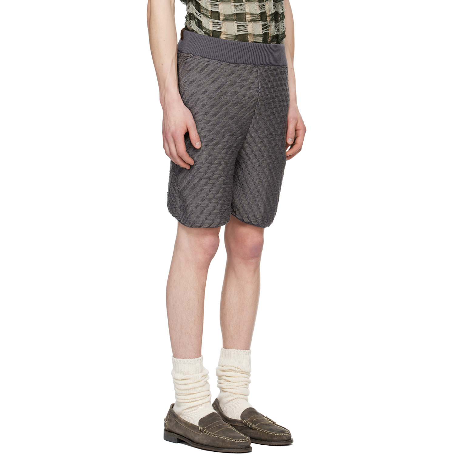  Isa Boulder Ssense Exclusive Gray Shorts 