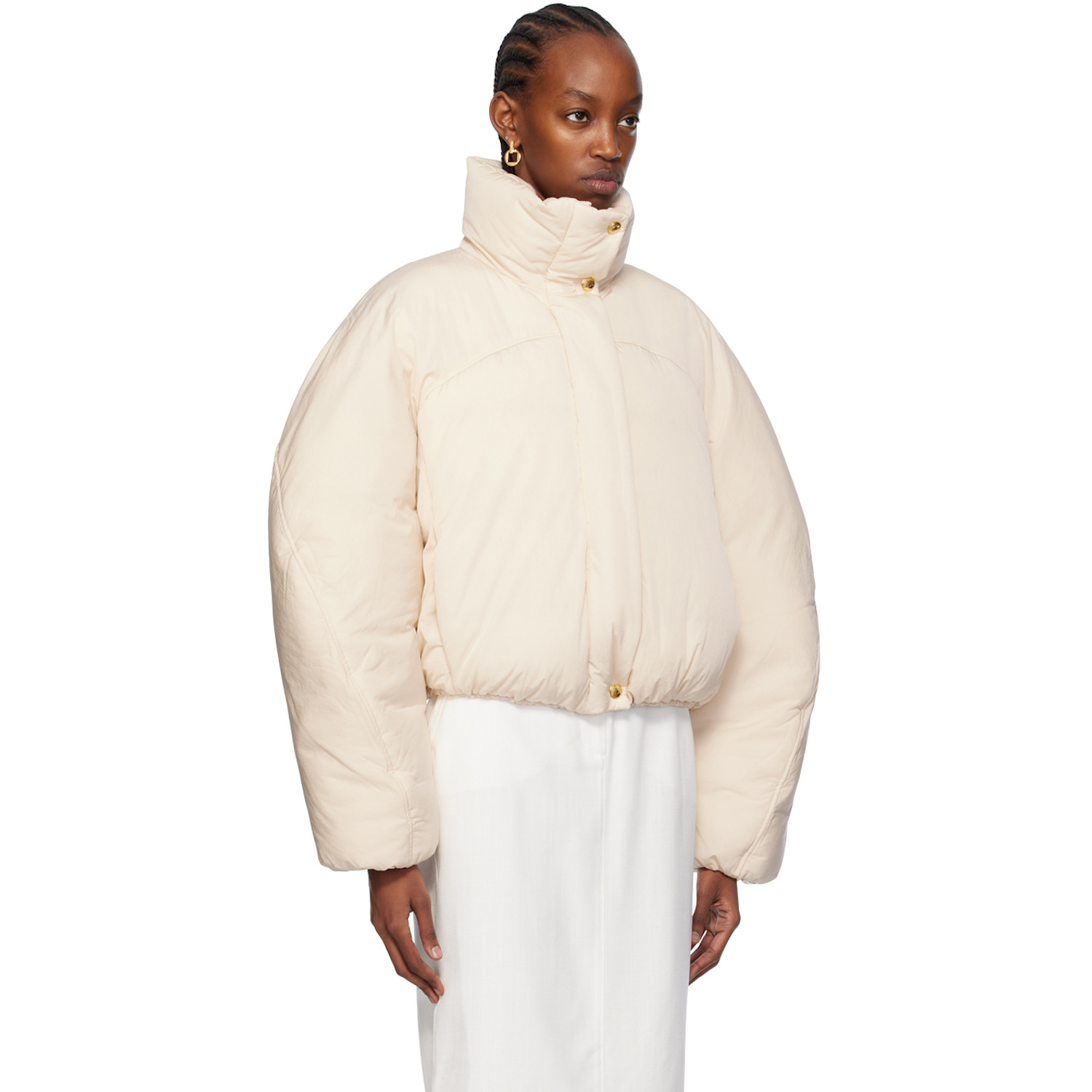  Jacquemus Off-white Les Sculptures 'la Doudoune Courte Caraco' Jacket 