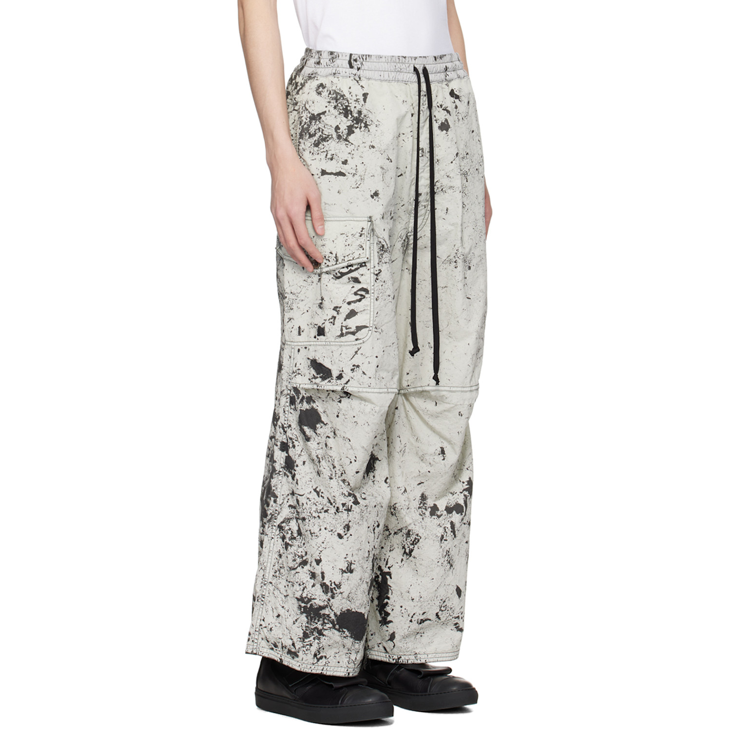  Nicolas Andreas Taralis Gray Printed Trousers 