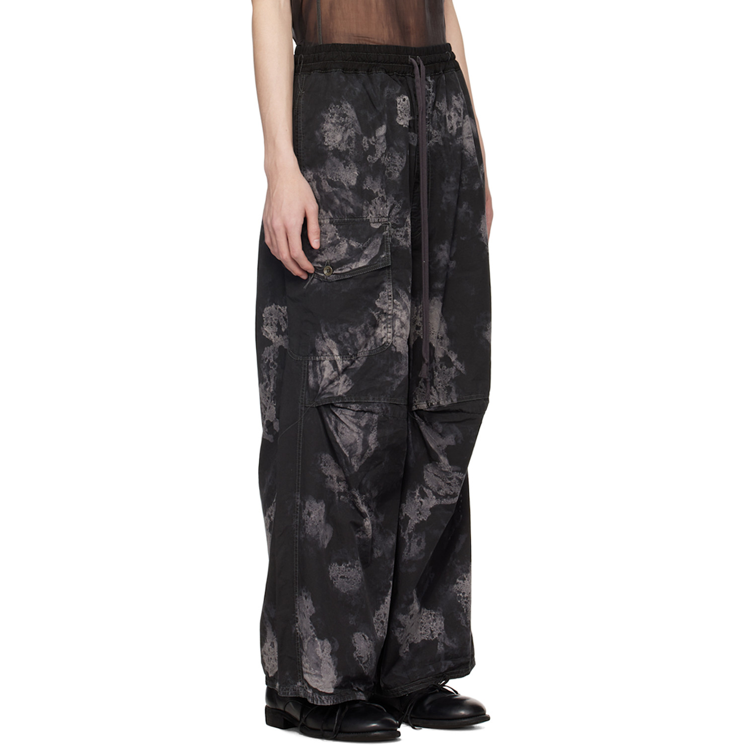  Nicolas Andreas Taralis Black Printed Trousers 