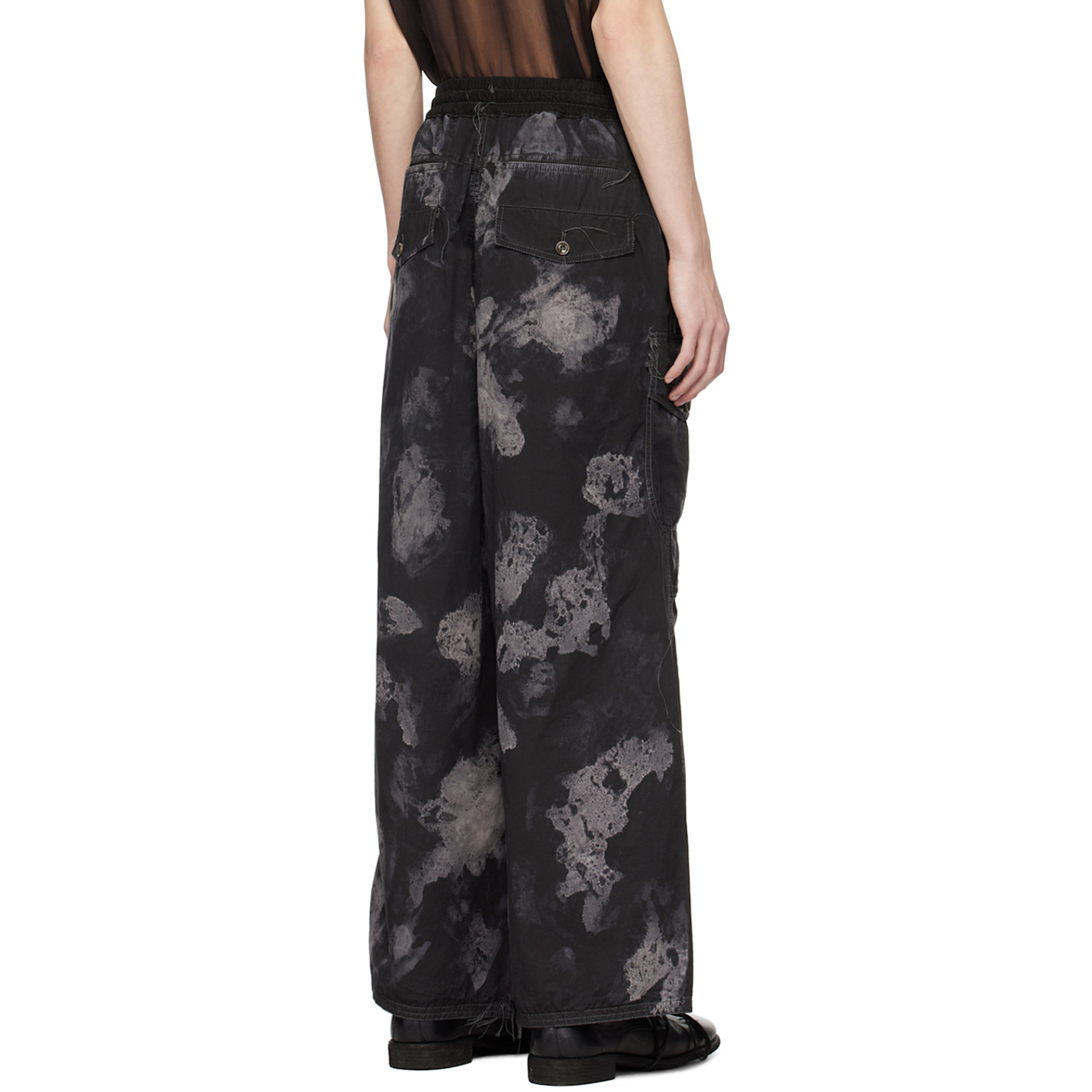  Nicolas Andreas Taralis Black Printed Trousers 