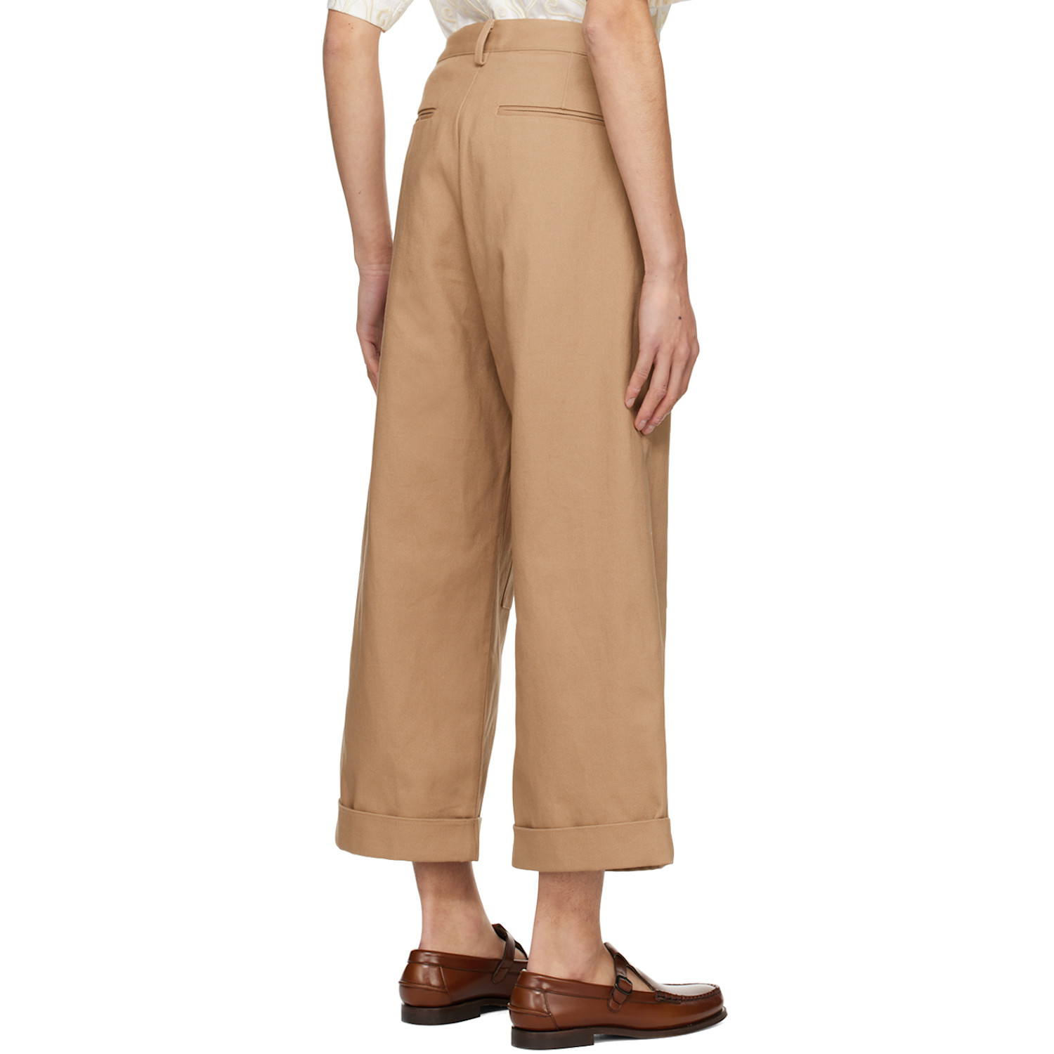  Commas Taupe Patch Trousers 
