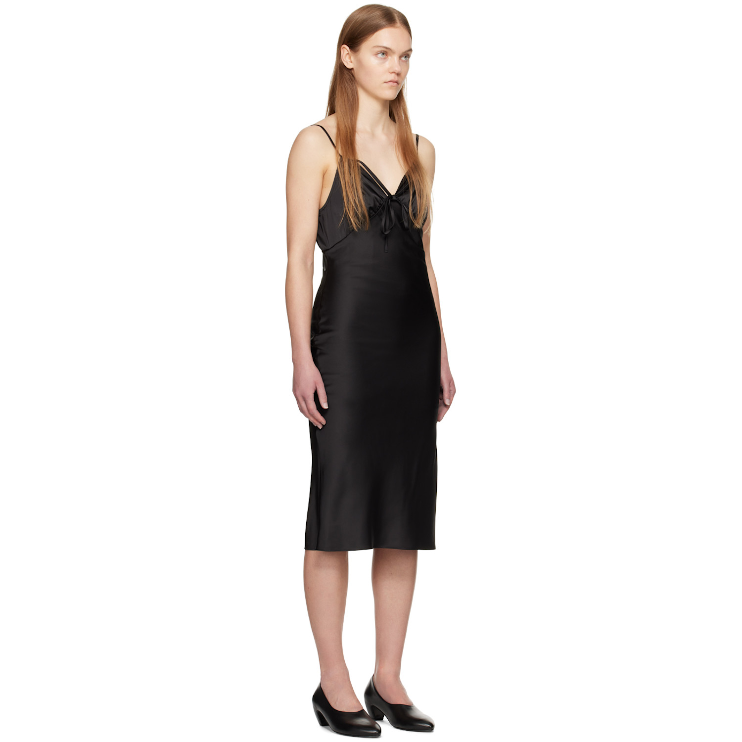  Kijun Black Emma Midi Dress 