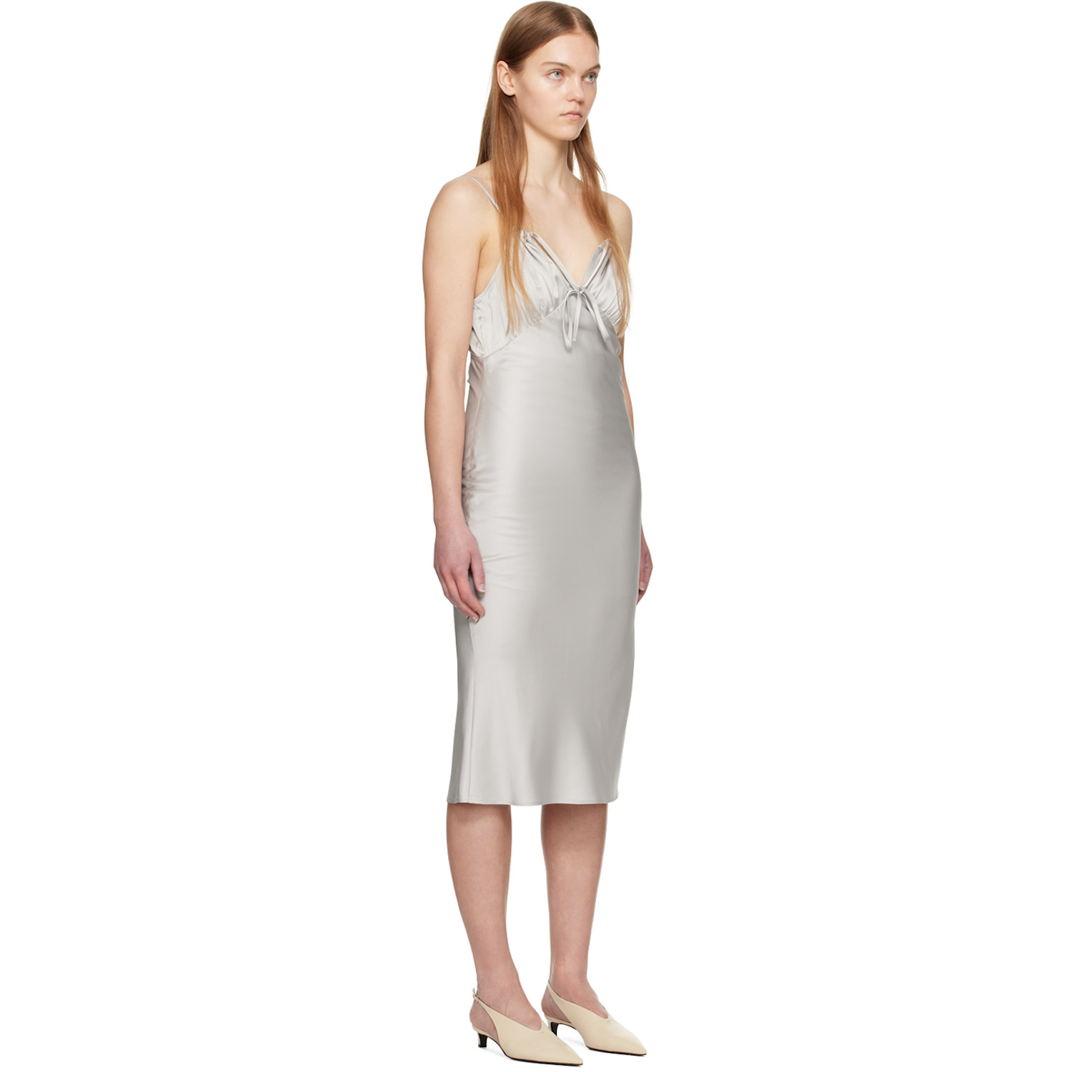  Kijun Gray Emma Midi Dress 