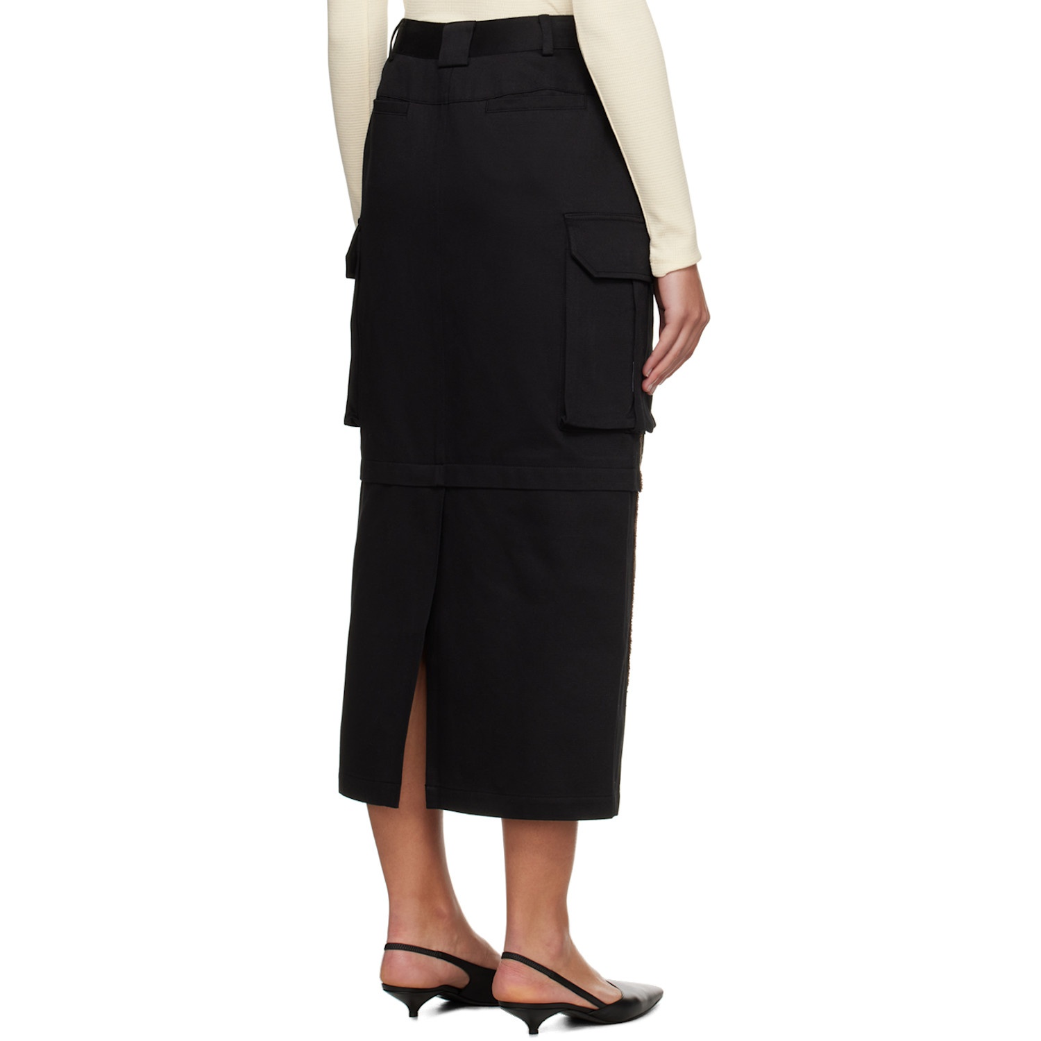  Kijun Black Joel Maxi Skirt 
