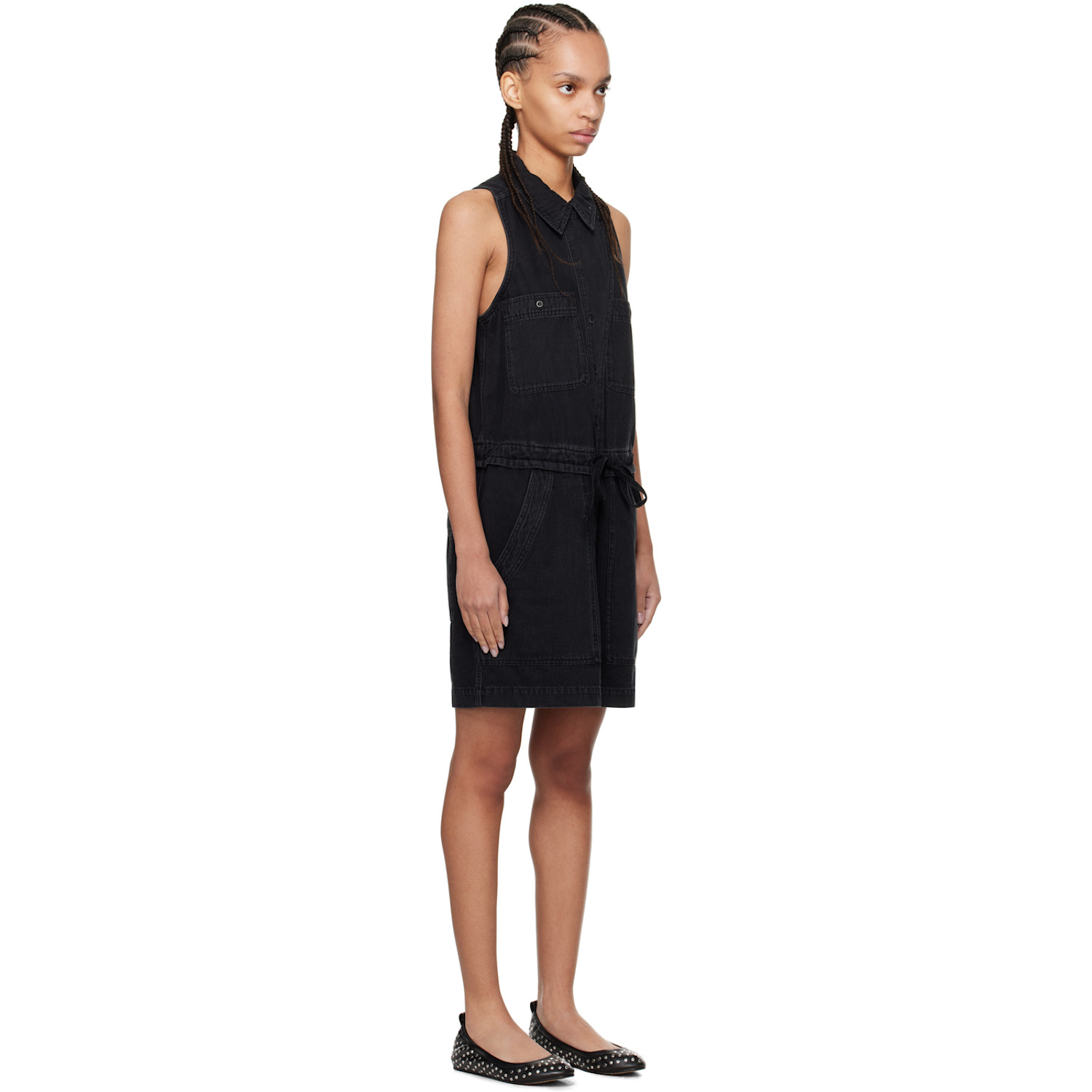  Isabel Marant Etoile Black Ines Minidress 
