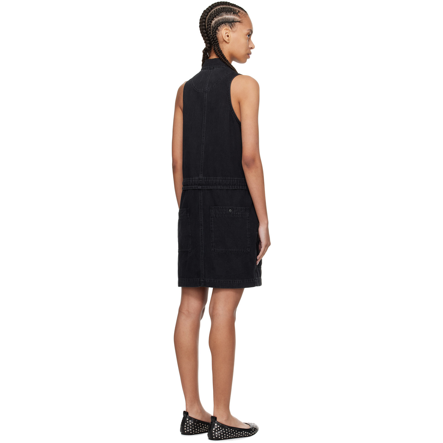  Isabel Marant Etoile Black Ines Minidress 
