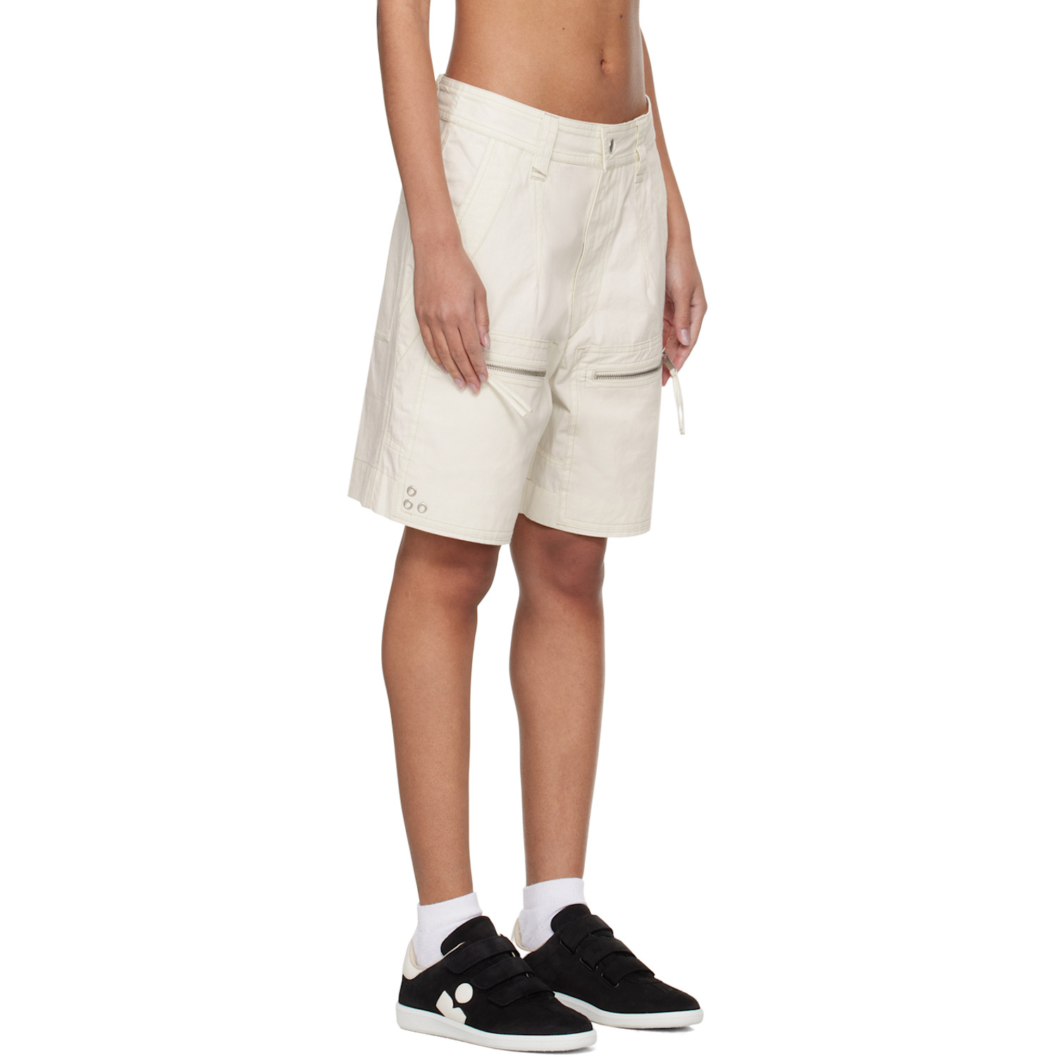  Isabel Marant Etoile Off-white Kynan Shorts 