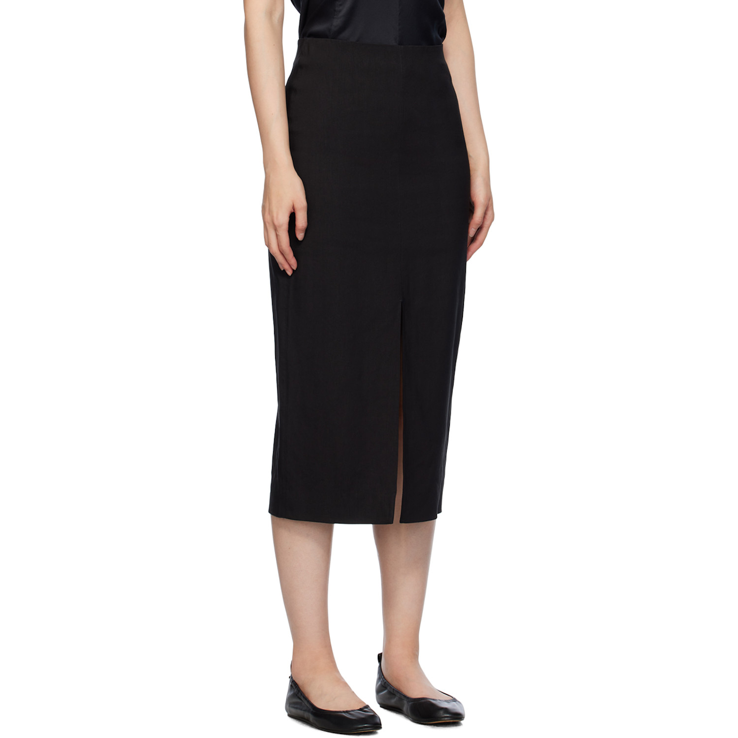  Isabel Marant Black Mills Midi Skirt 