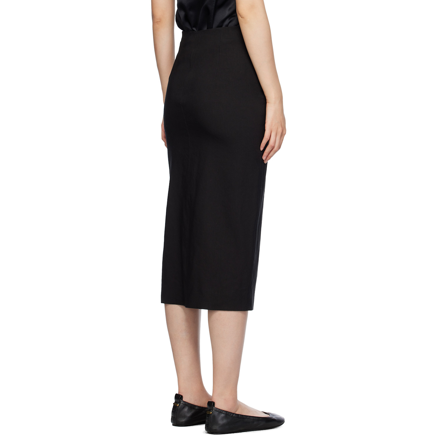  Isabel Marant Black Mills Midi Skirt 