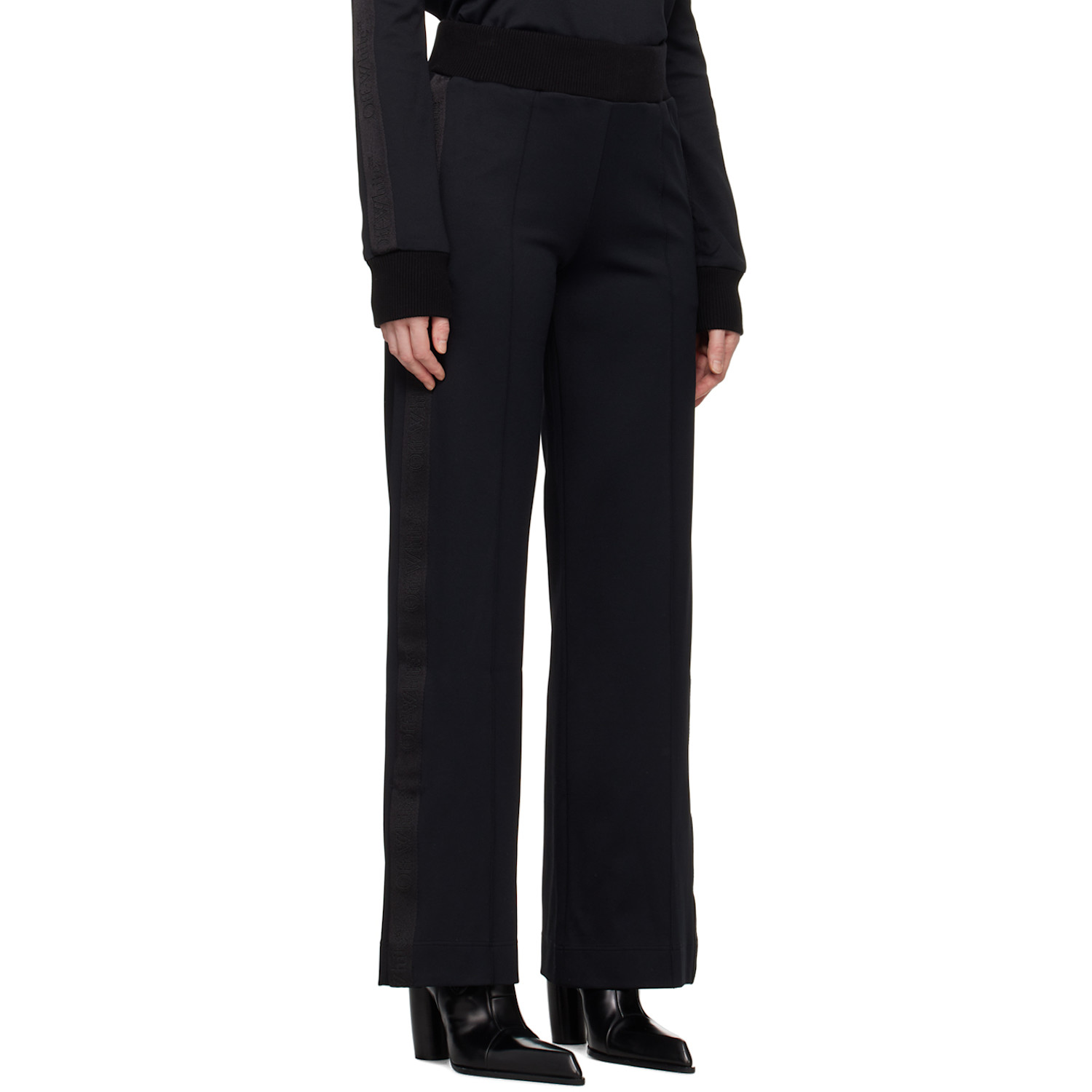  Off-white Black Vented Cuff Lounge Pants 