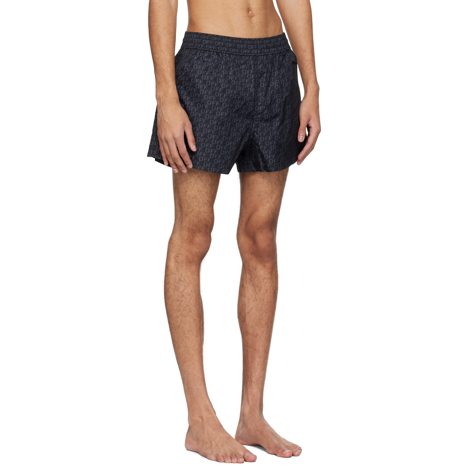  Off-white Black Off Ao Swim Shorts 