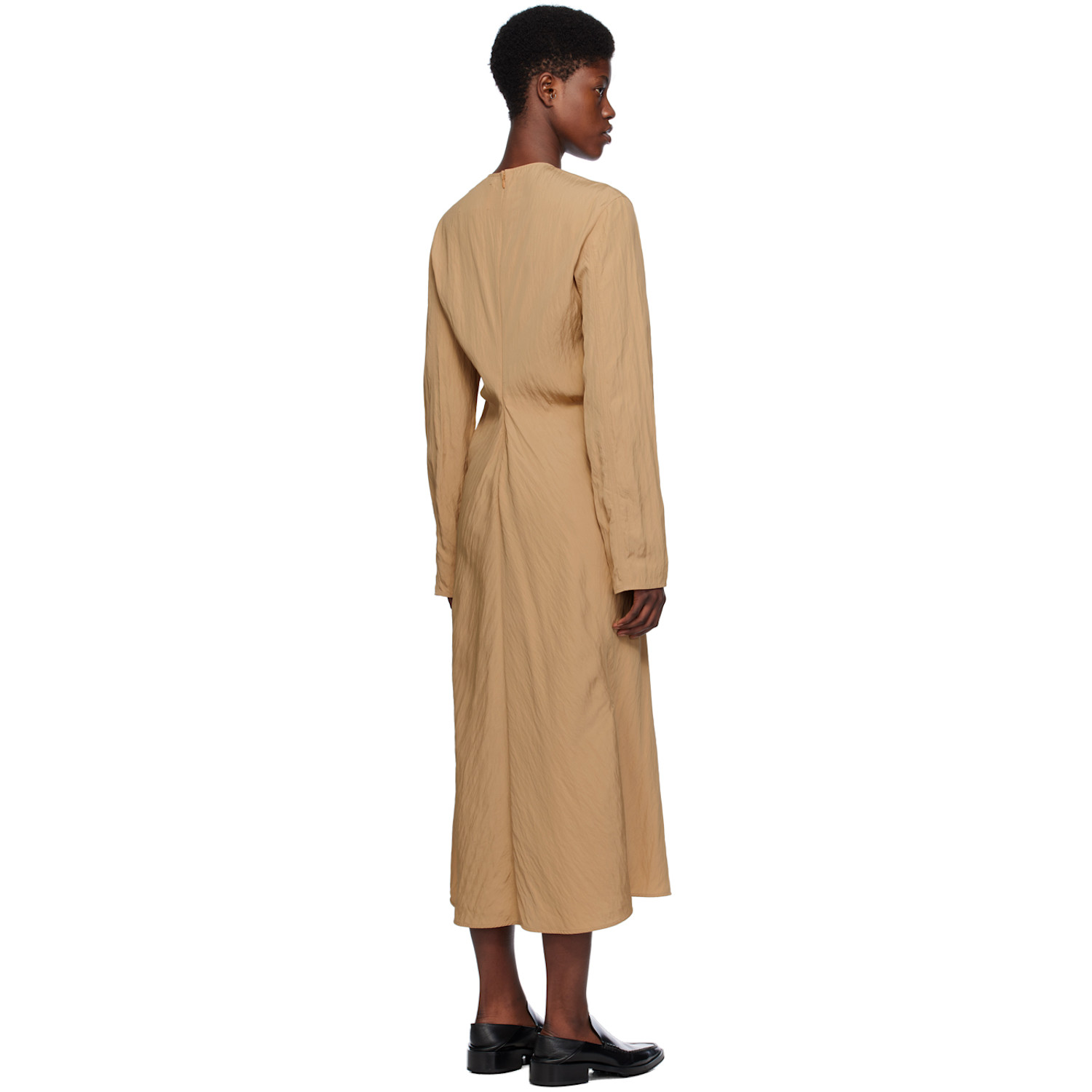 Studio Nicholson Tan Welles Midi Dress 
