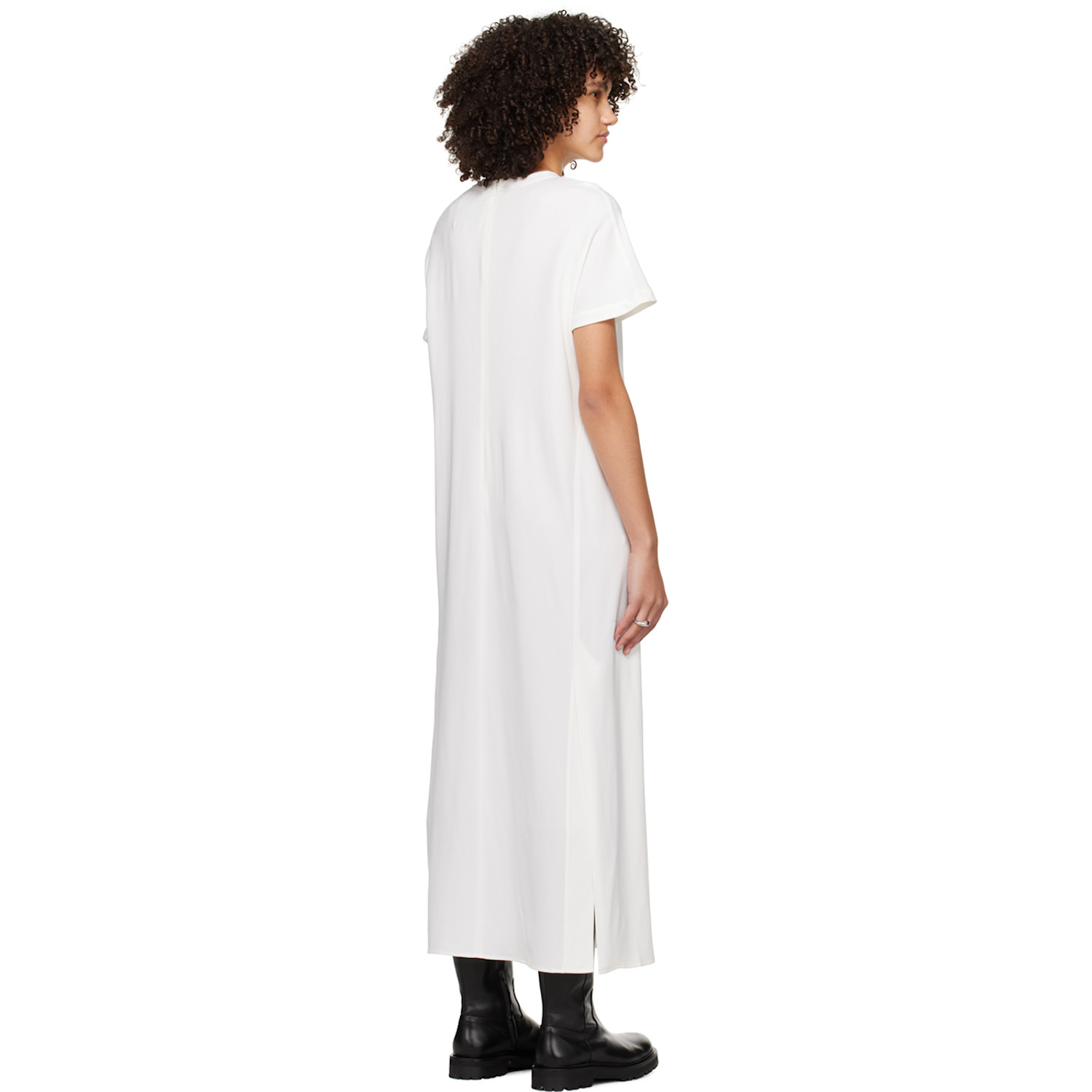  Studio Nicholson Off-white Zip Maxi Dress 