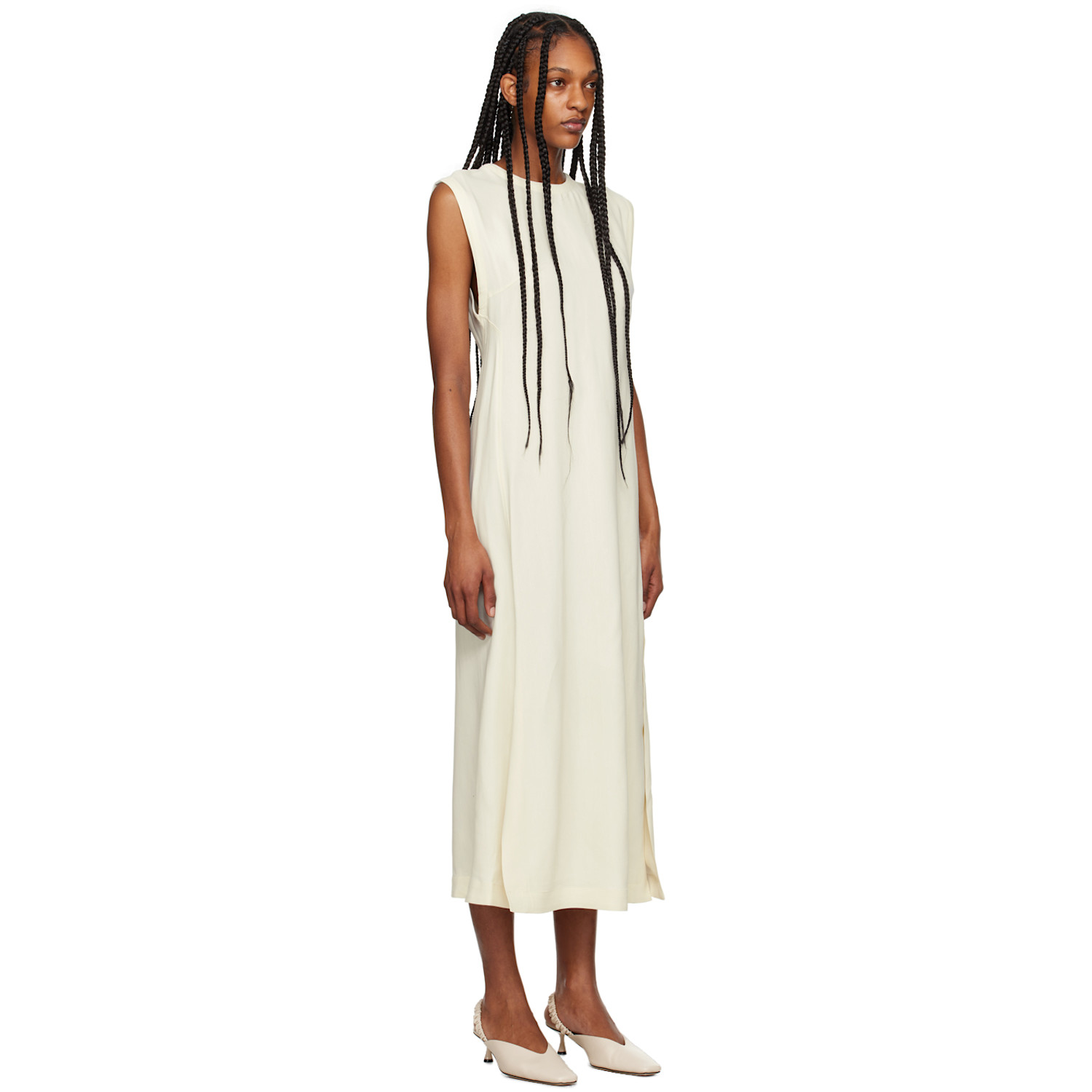  Studio Nicholson Off-white Sevan Maxi Dress 