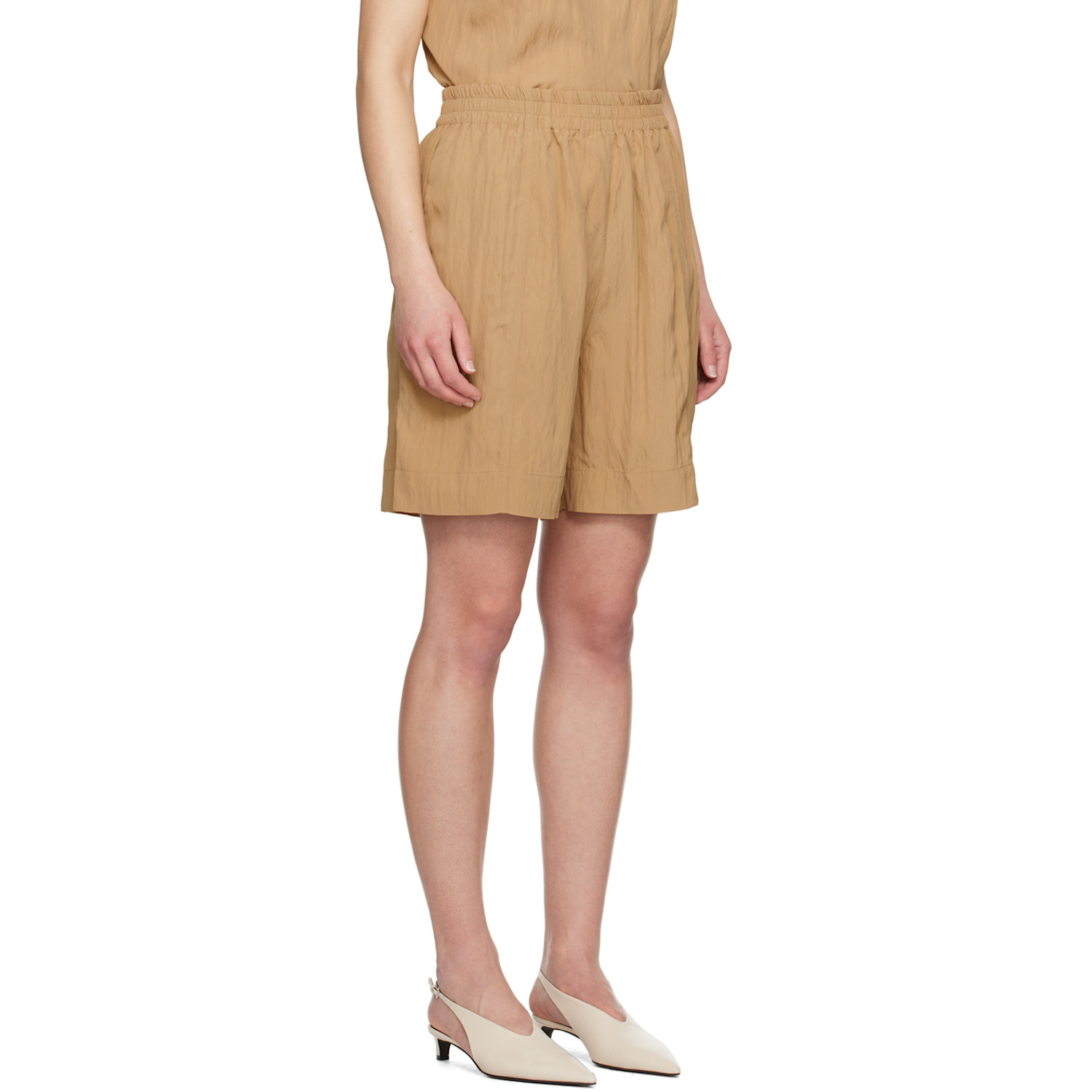  Studio Nicholson Beige Emery Shorts 