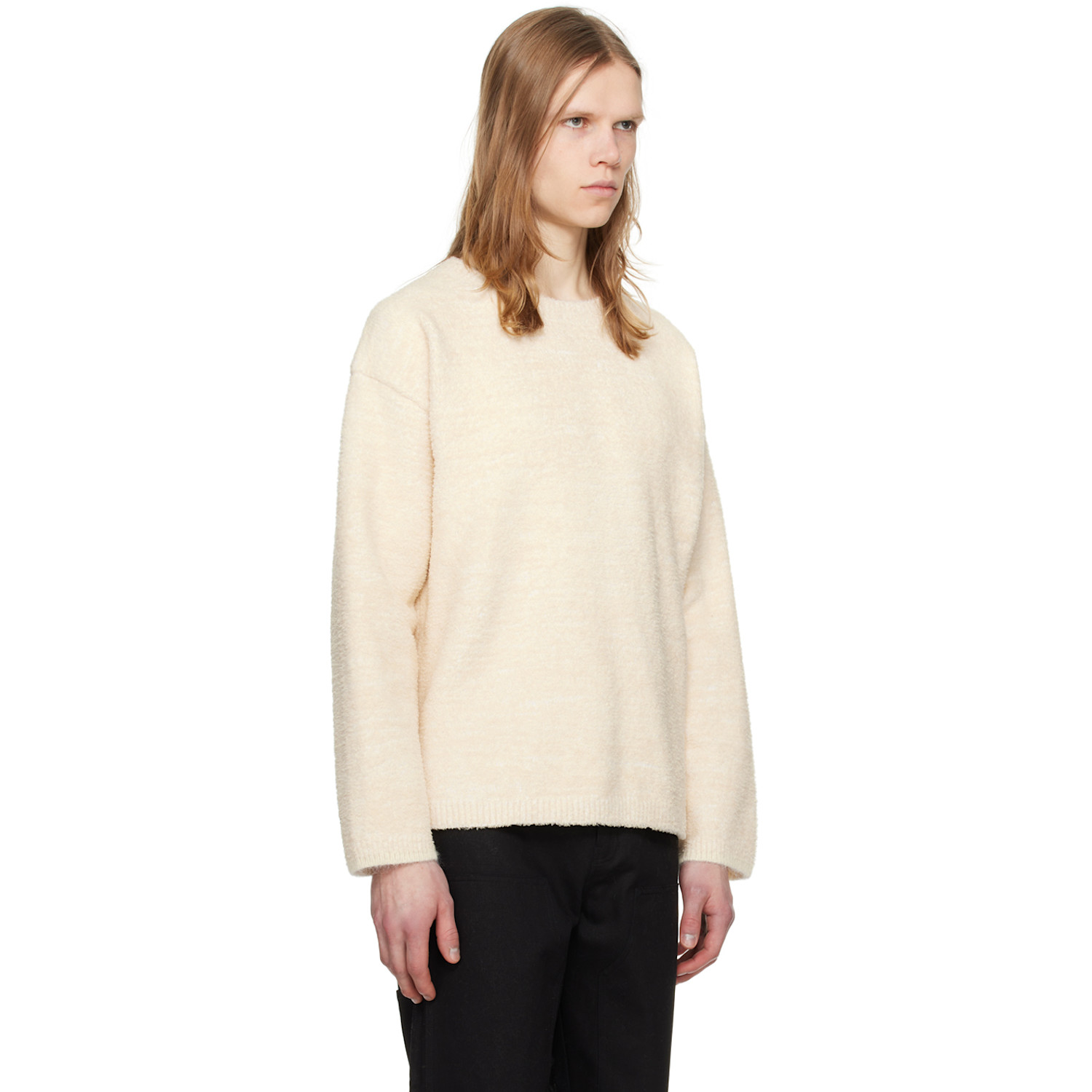  Zankov Off-white Crewneck Sweater 