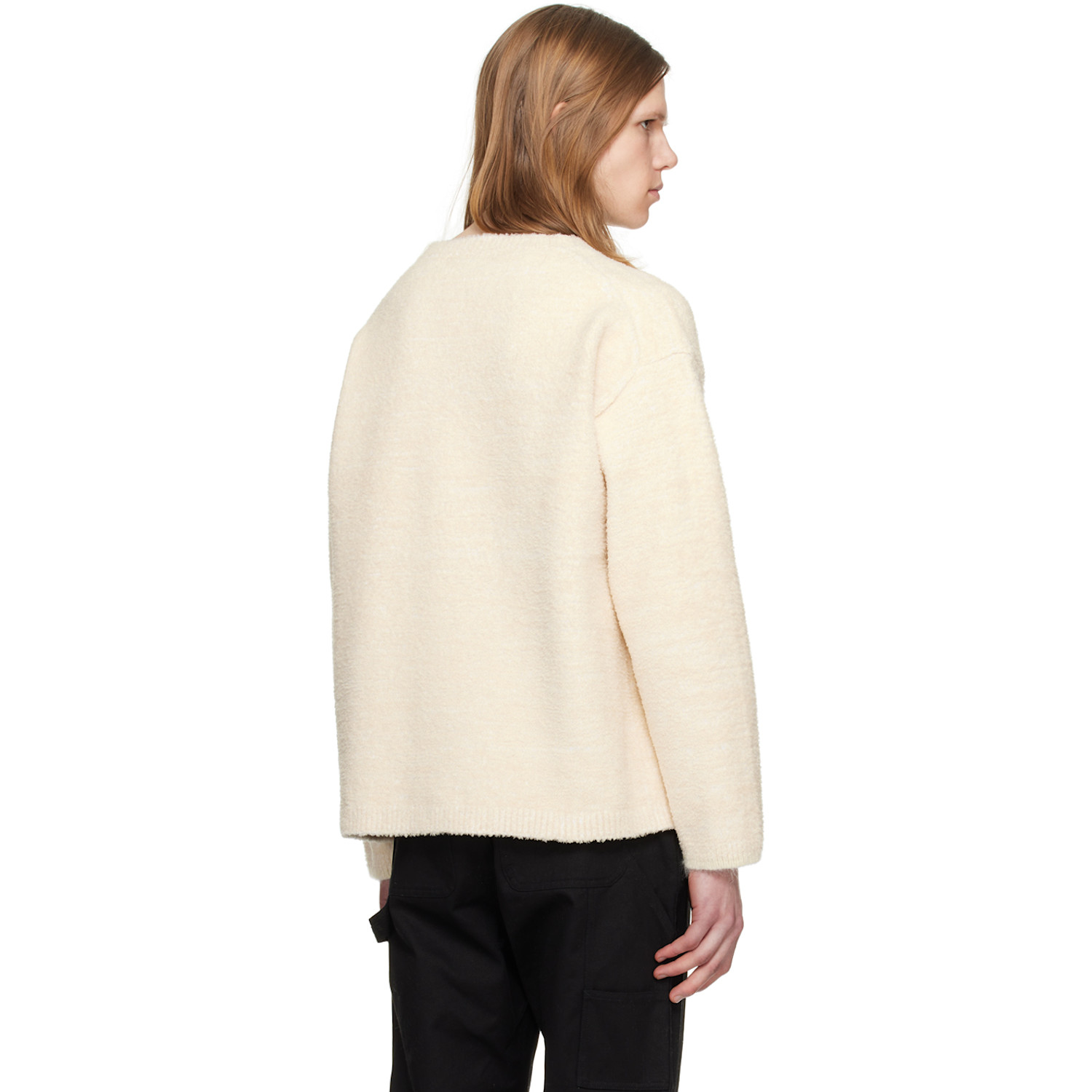  Zankov Off-white Crewneck Sweater 
