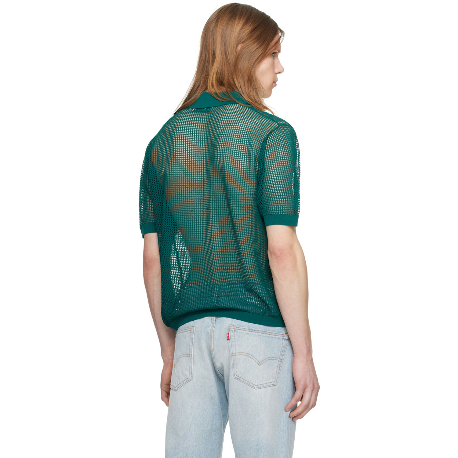  Zankov Green Three-button Polo 