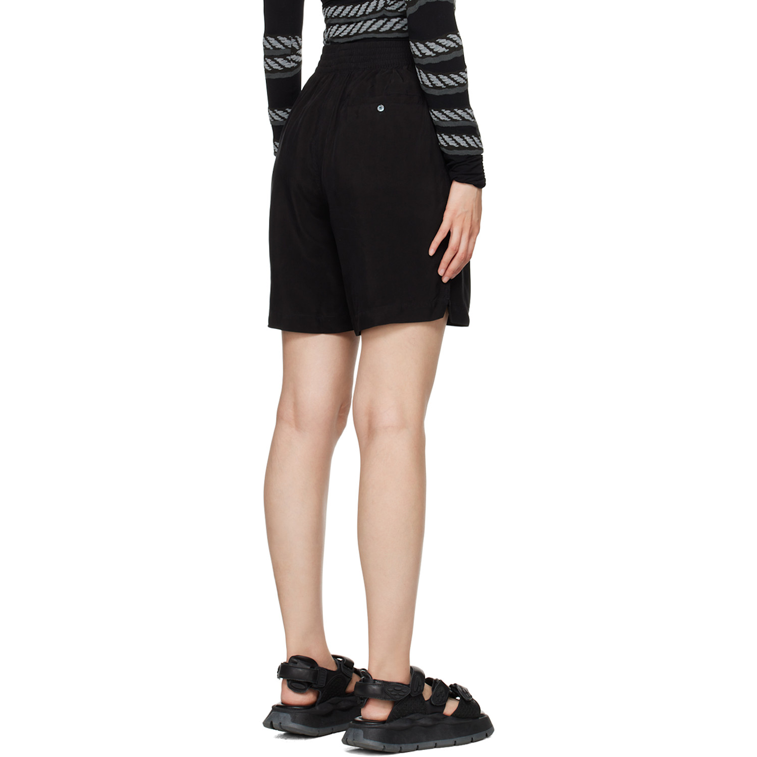  Eytys Black Aniara Shorts 