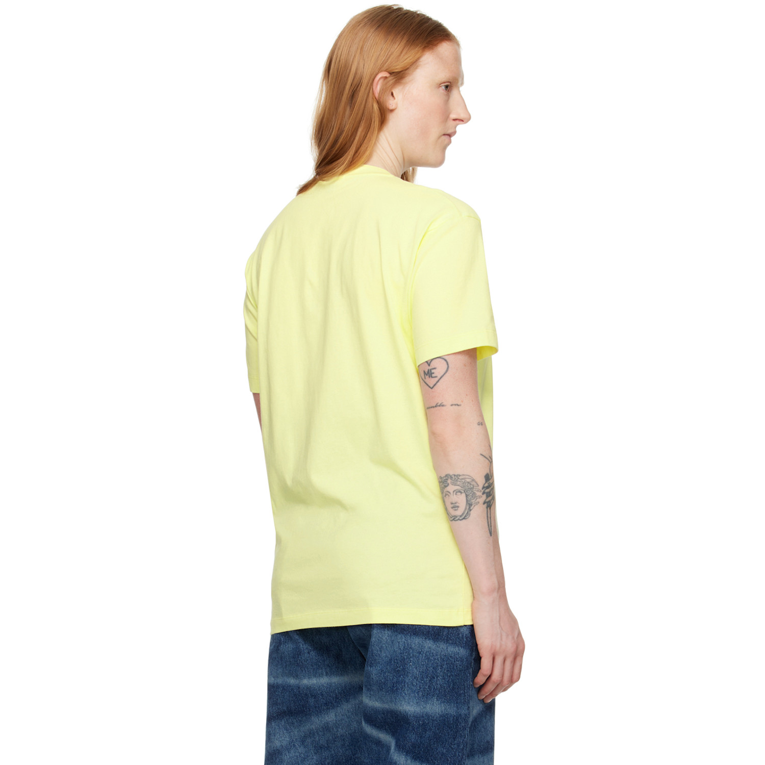  Eytys Yellow Leon 'extra Virgin' T-shirt 