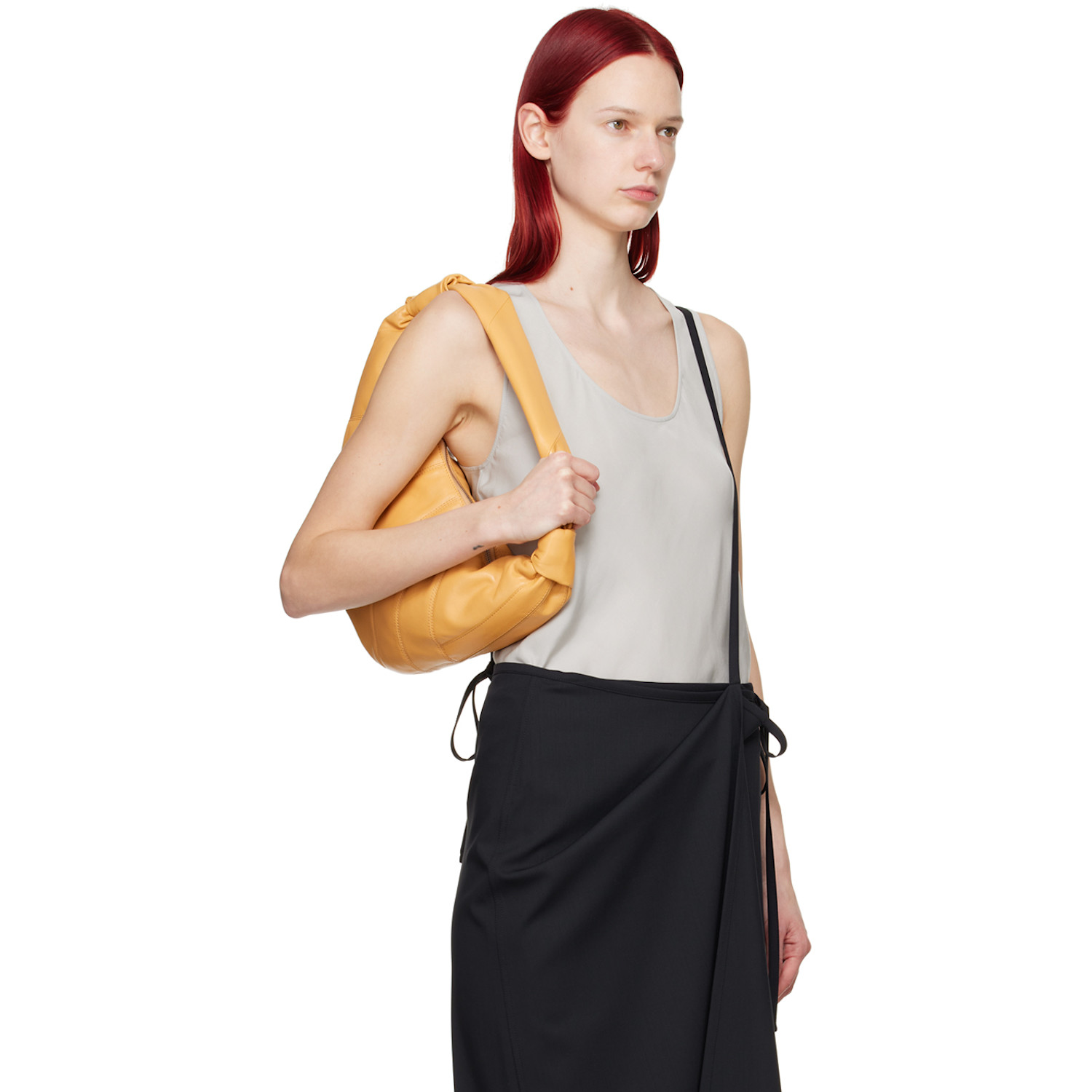  Lemaire Gray Bias-cut Tank Top 