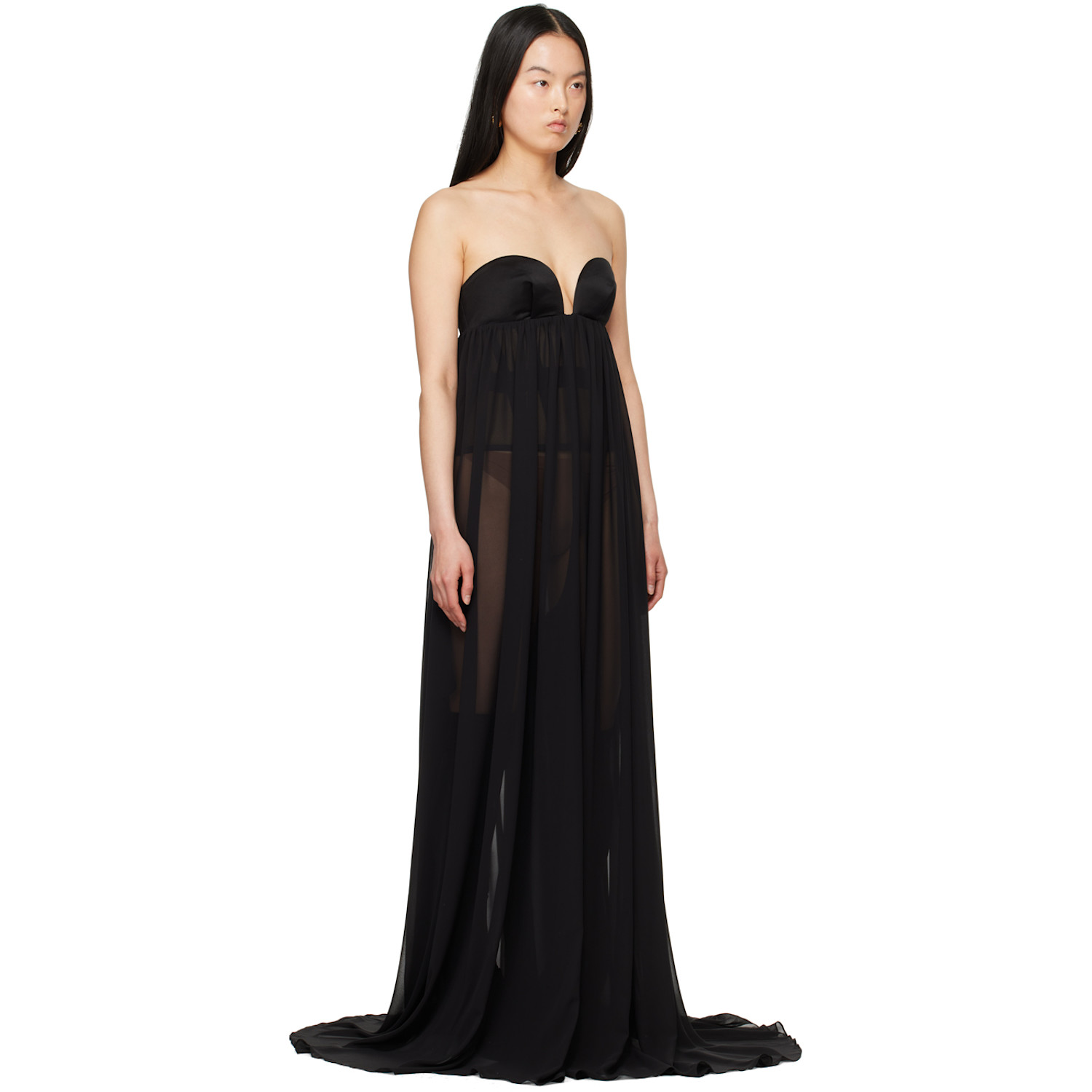  Mônot Black Sweetheart Jumpsuit 