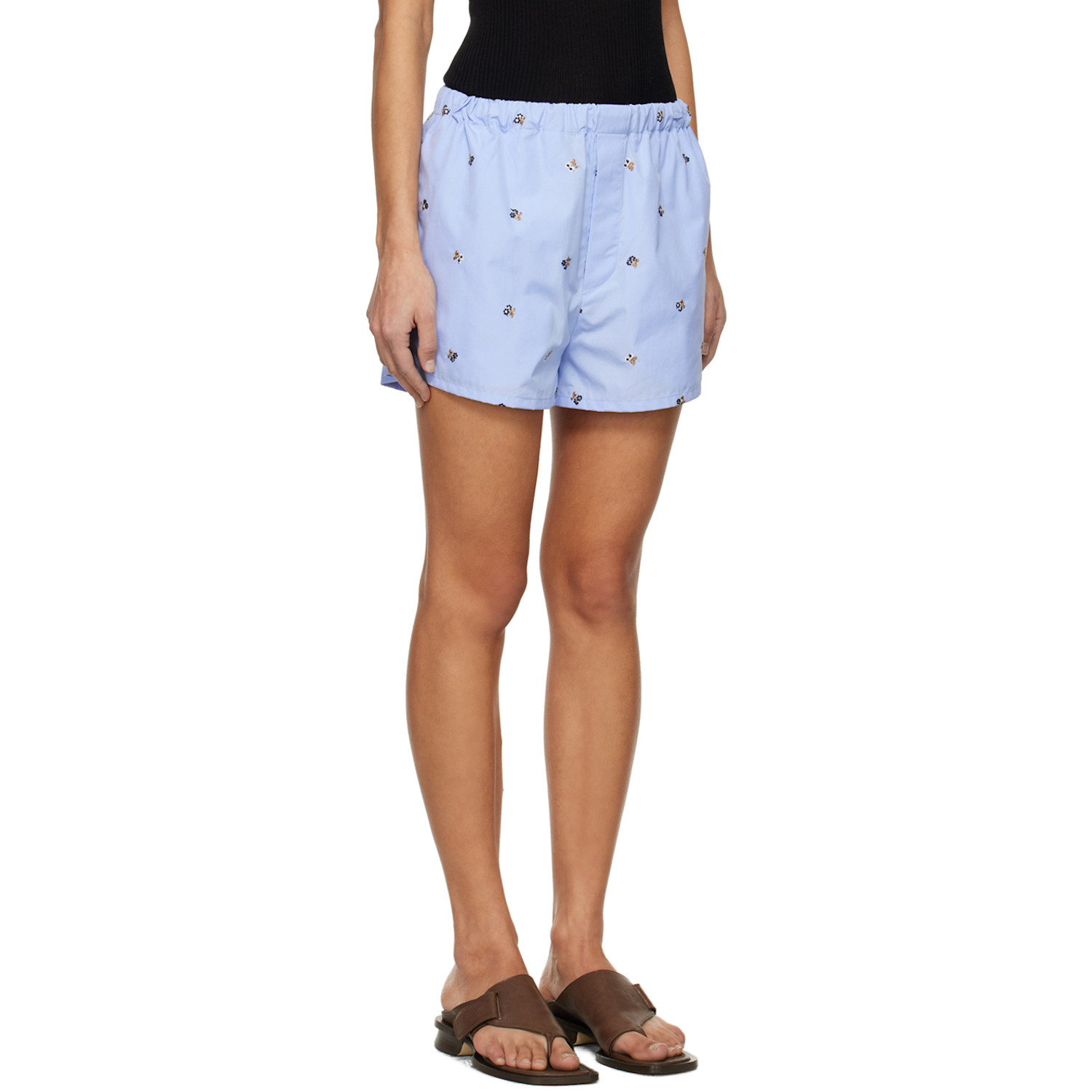  Rier Blue Floral Shorts 