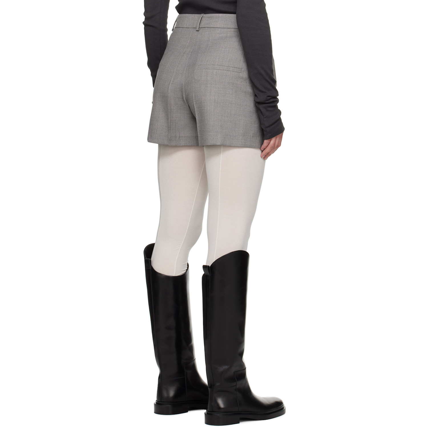  Low Classic Gray Twill Shorts 