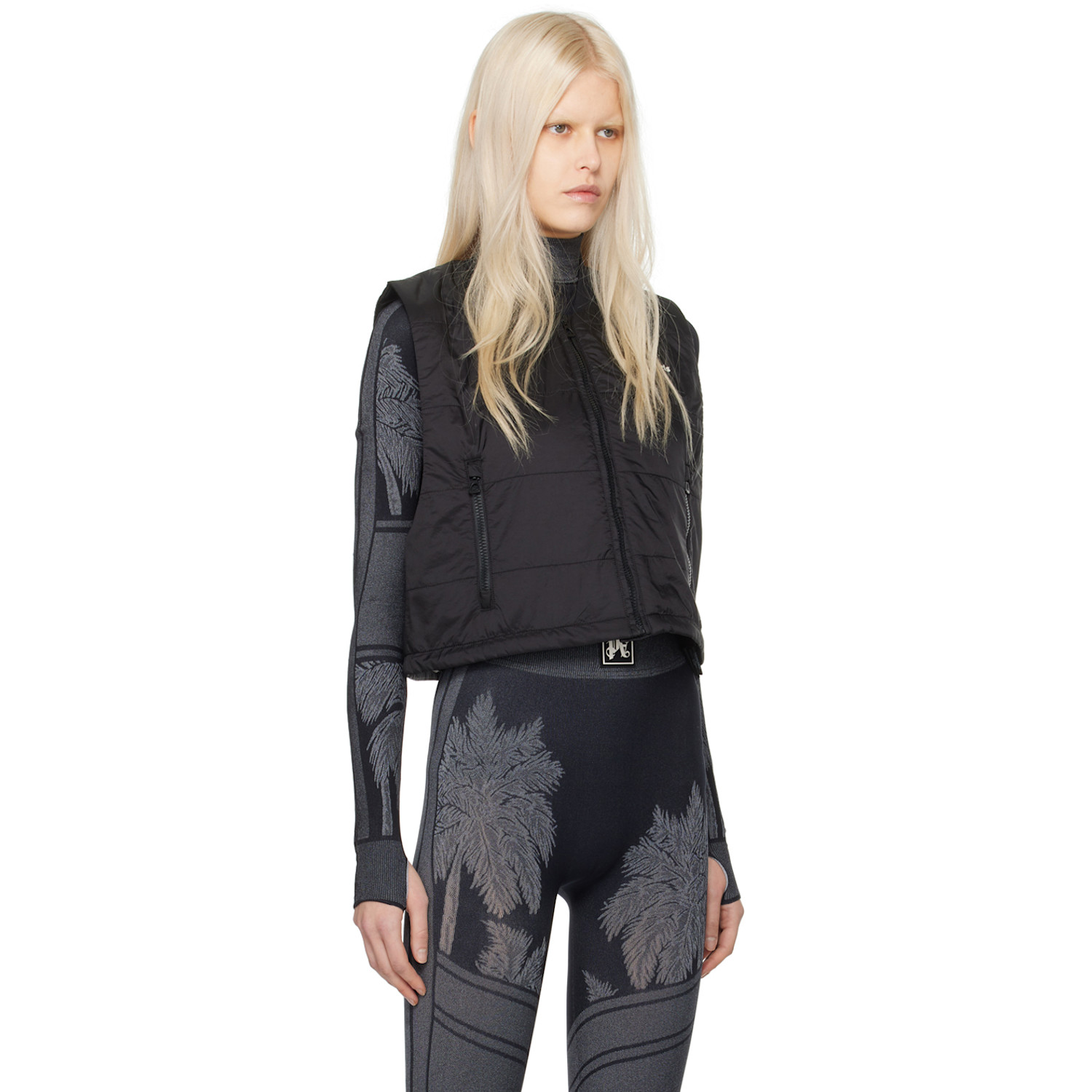  Palm Angels Black Classic Vest 