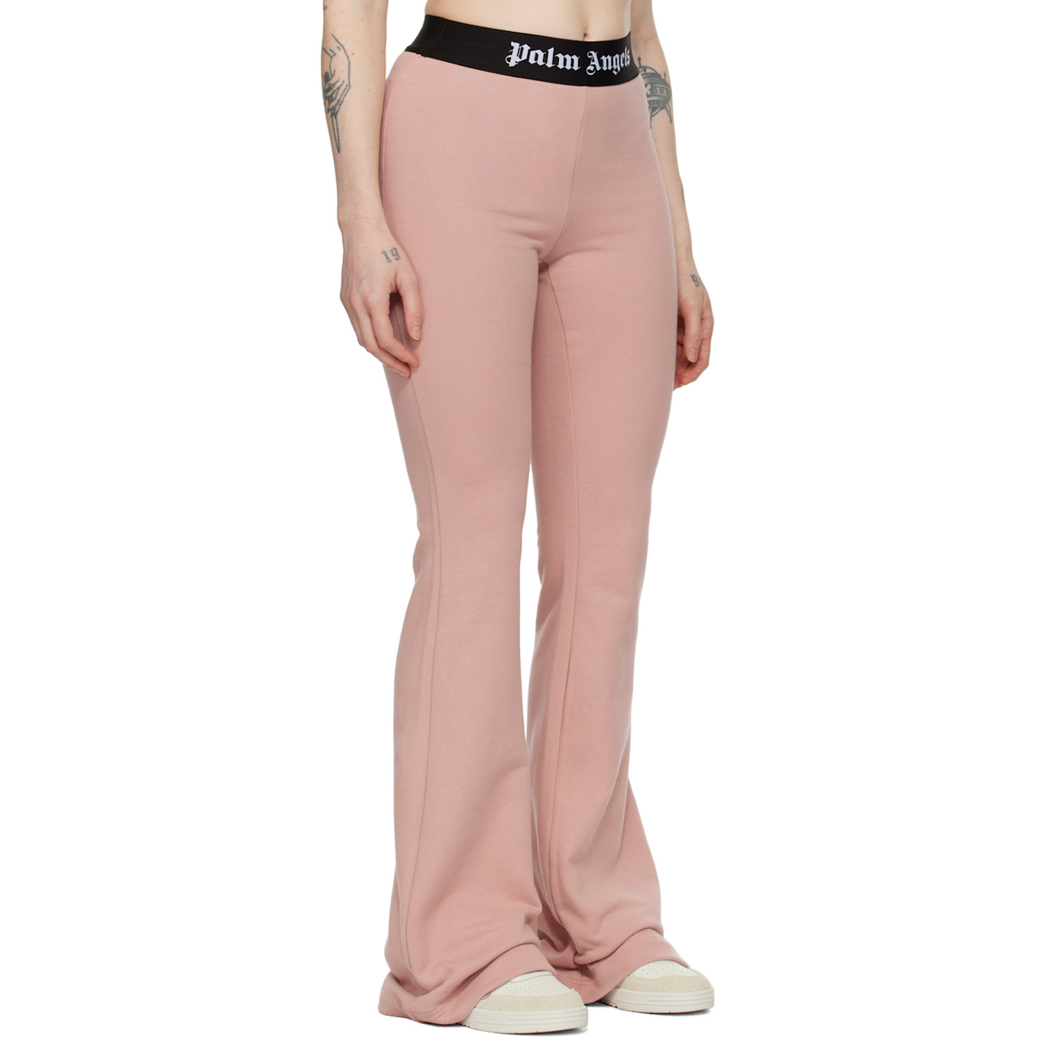  Palm Angels Pink Flared Lounge Pants 
