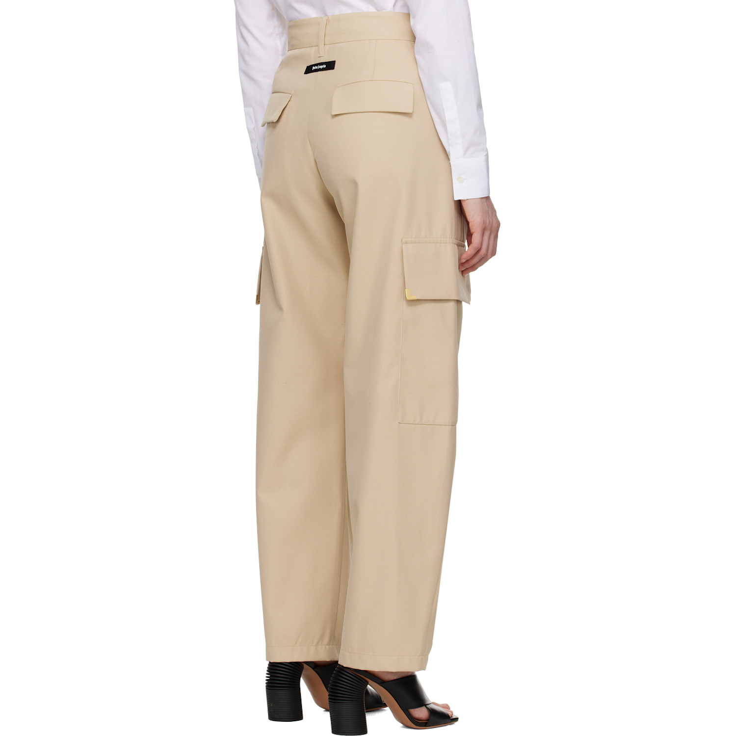  Palm Angels Beige Pocket Trousers 