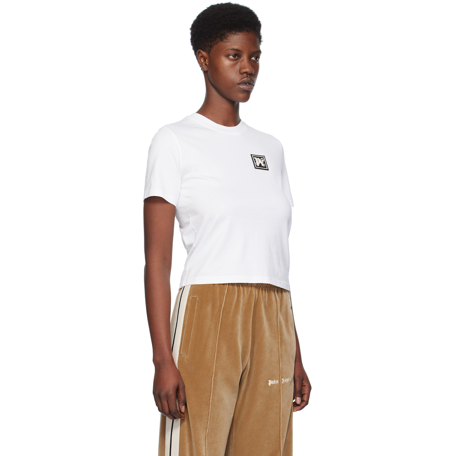  Palm Angels White 'ski Club' T-shirt 