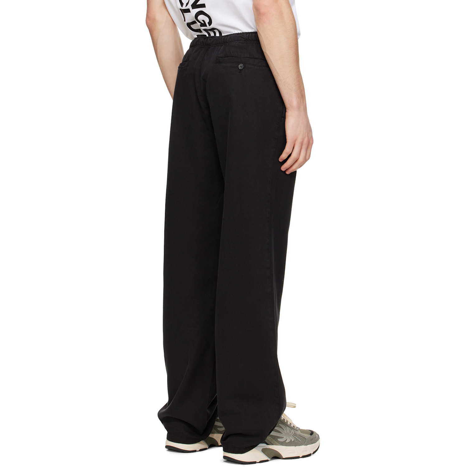  Palm Angels Black Travel Sweatpants 