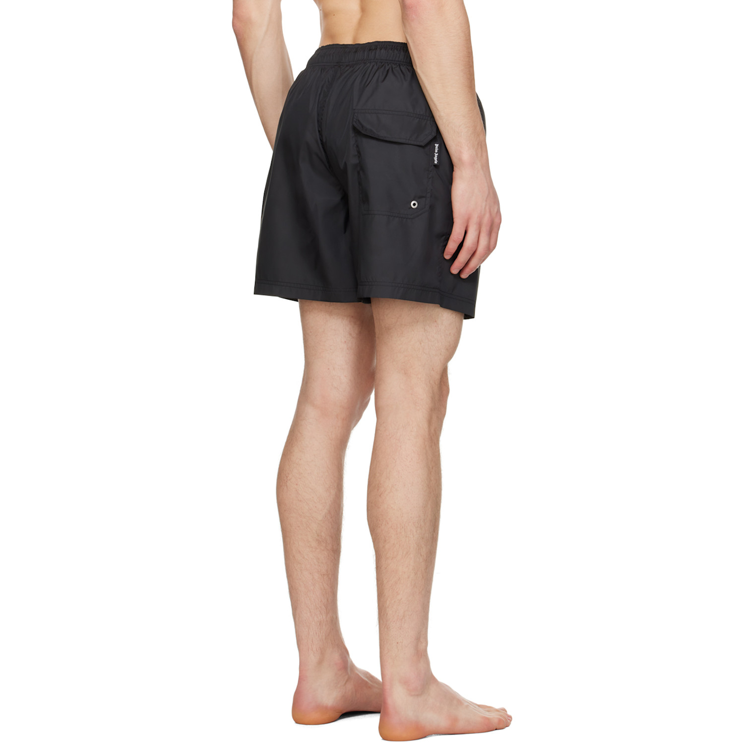  Palm Angels Black Classic Swim Shorts 