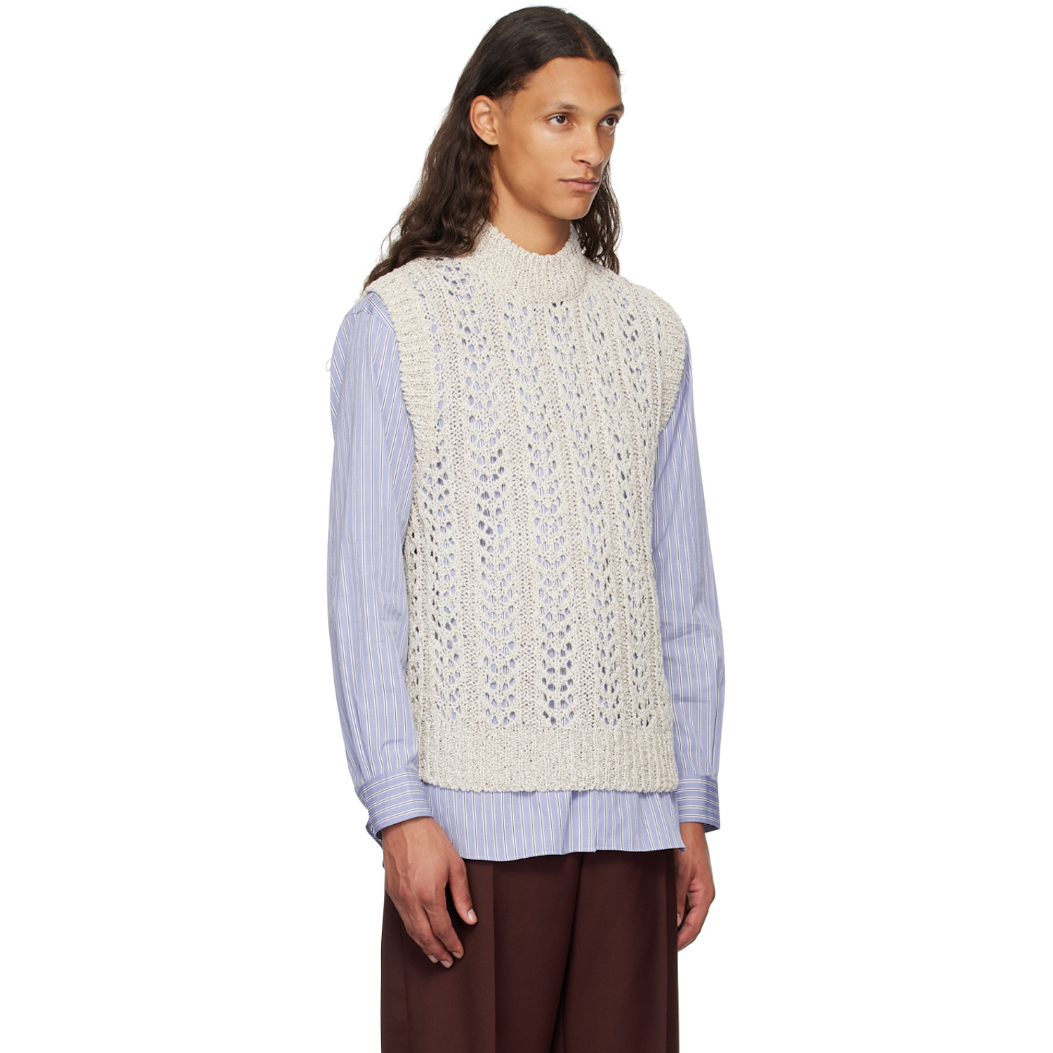  _j.l - A.l_ Beige Redos Vest 