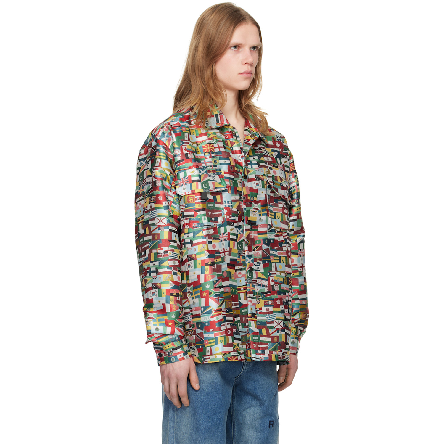  Rta Multicolor Chest Pockets Jacket 