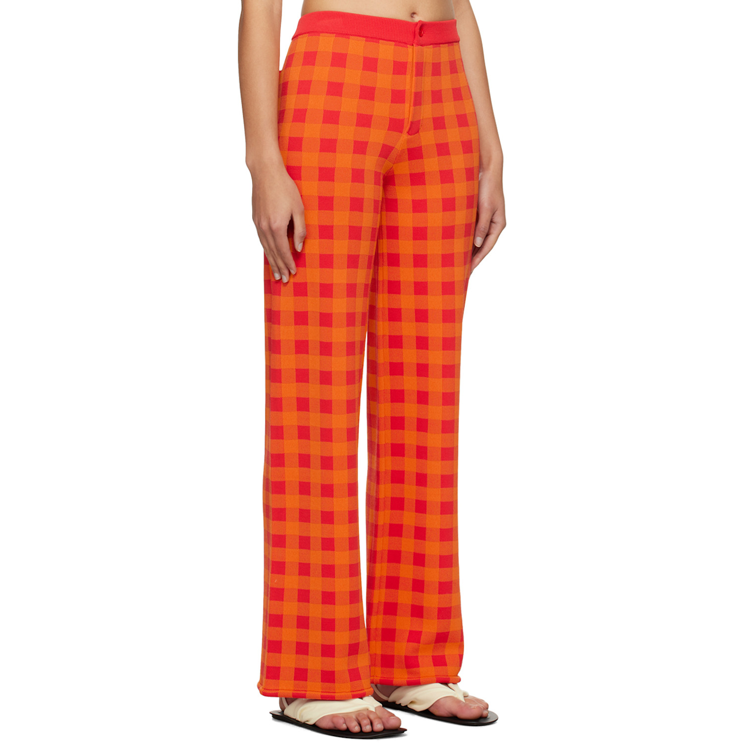  Simonmiller Orange Jabber Trousers 