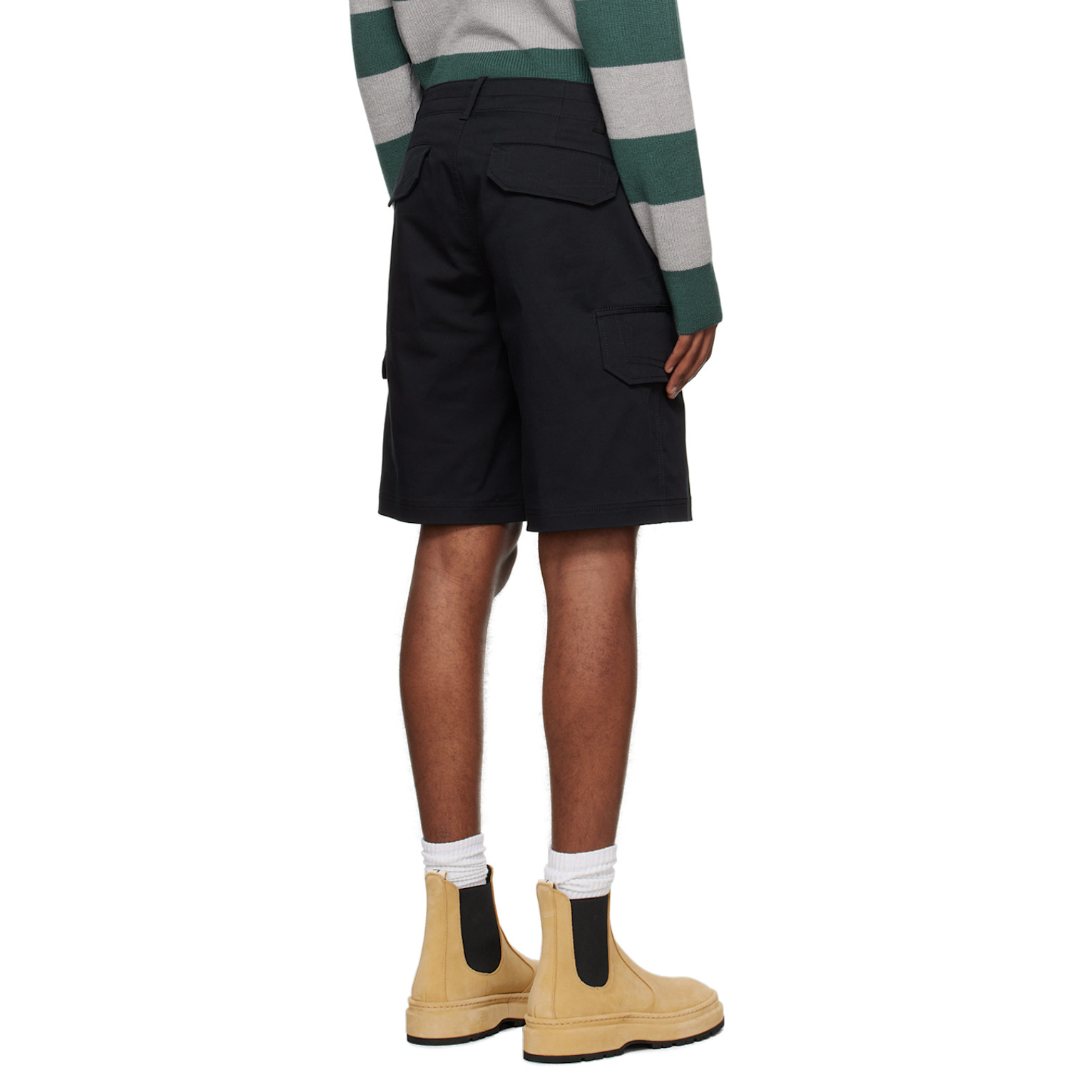  Moschino Black Loop Shorts 