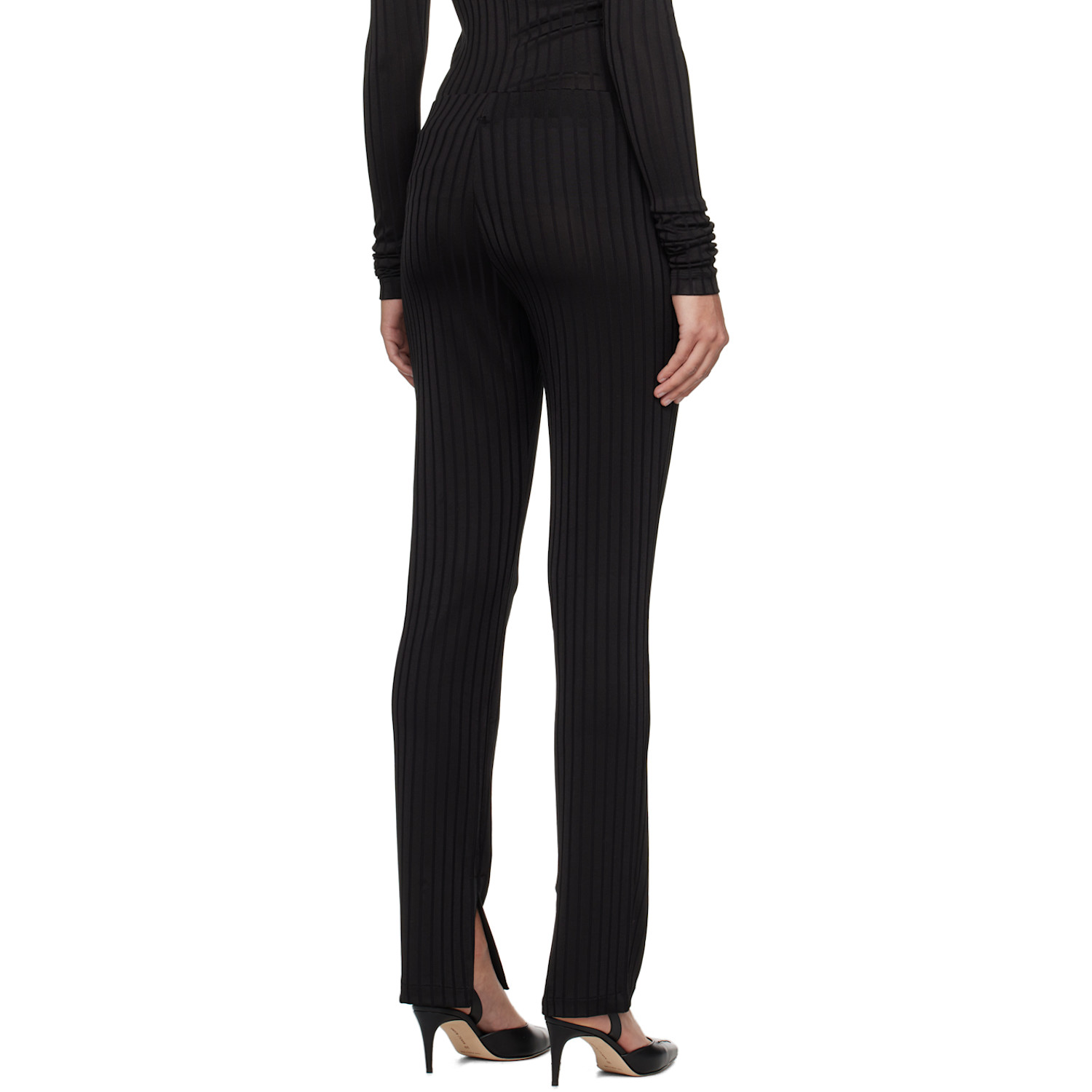  Bite Black Vented Trousers 