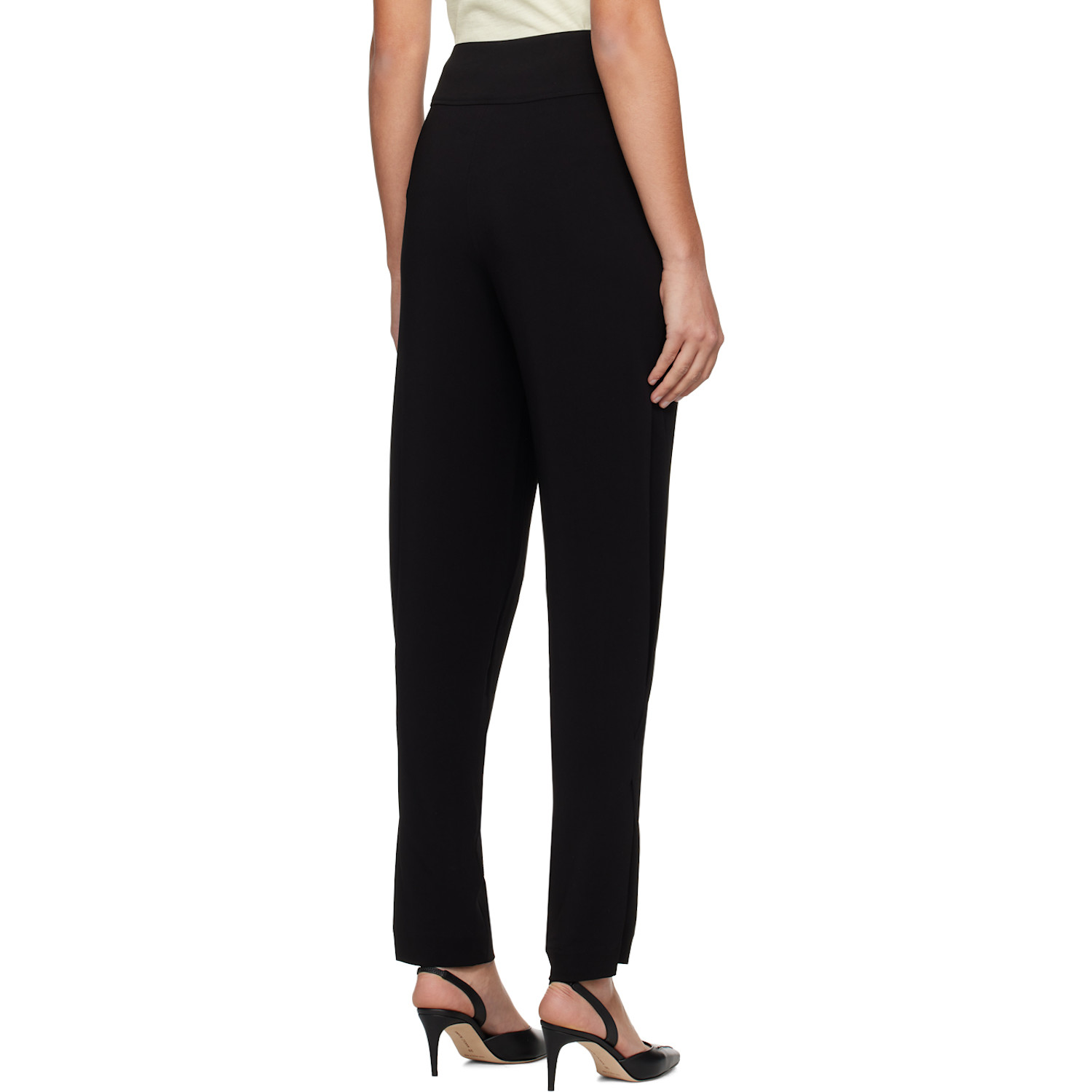  Bite Black Pleated Trousers 