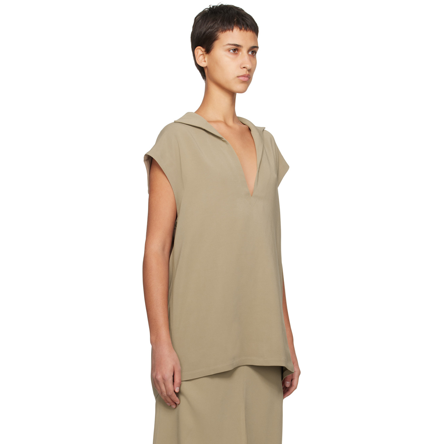  Bite Taupe Throw On T-shirt 