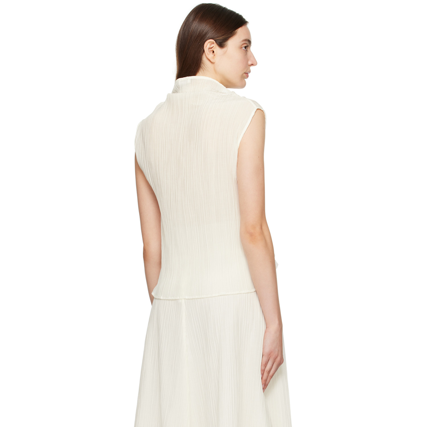  Bite Off-white Parchment Top 