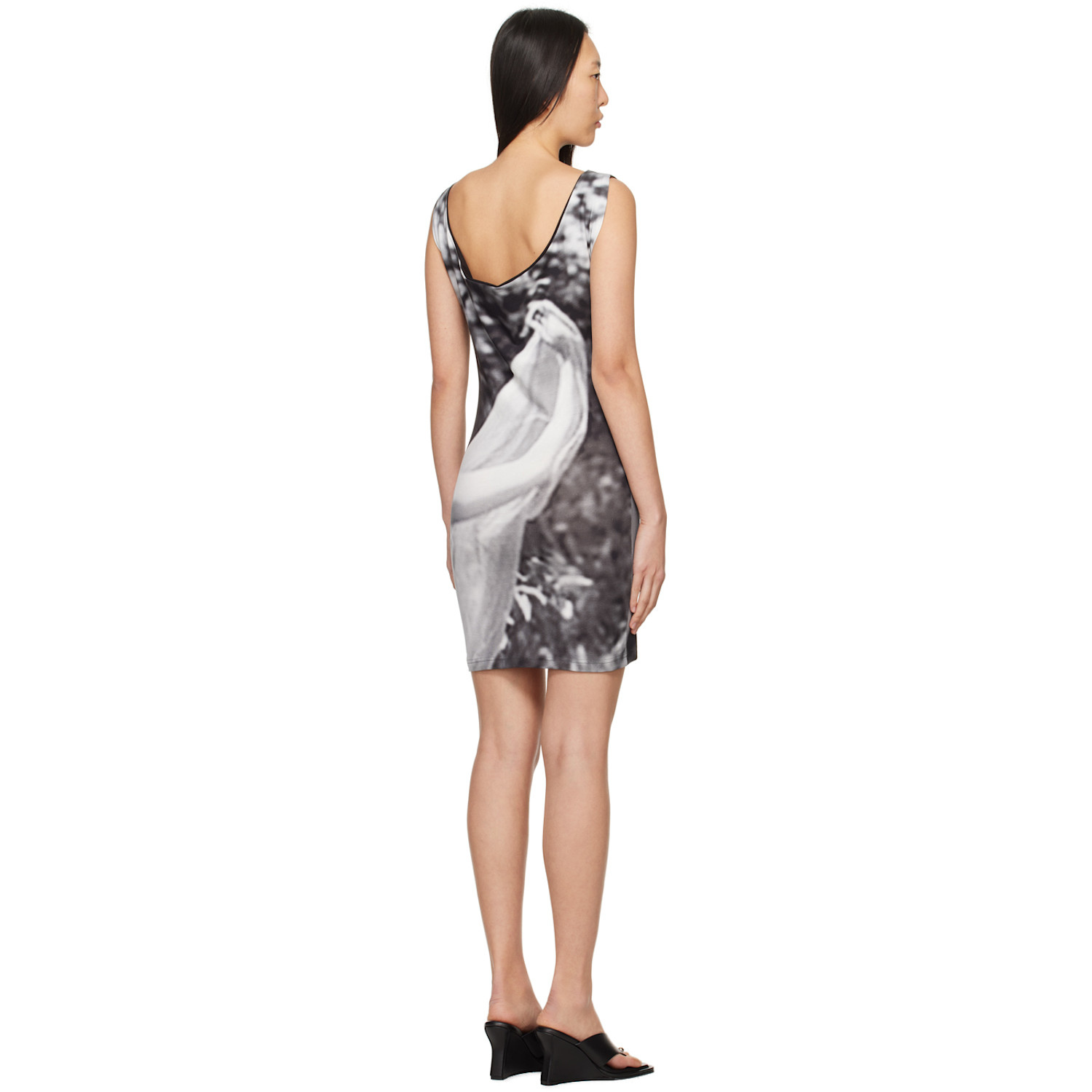  Elliss Ssense Exclusive Gray Float Minidress 