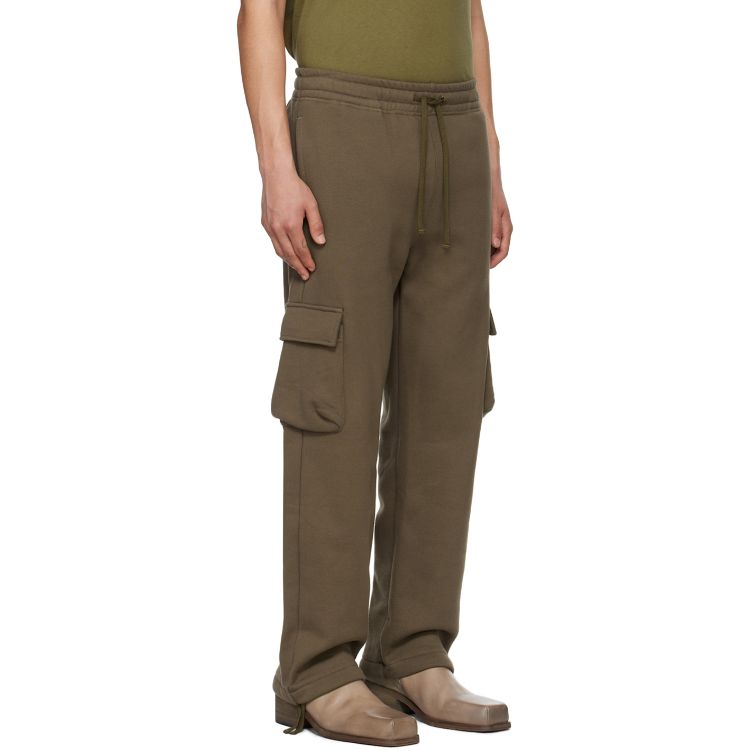  John Elliott Brown Corpus Cargo Sweatpants 