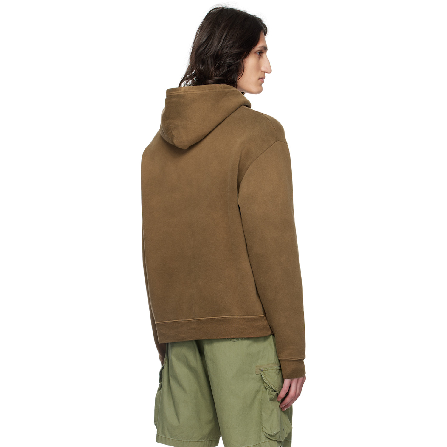  John Elliott Brown Rush Hoodie 