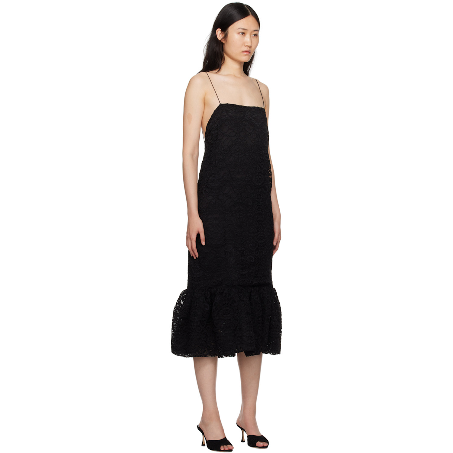  Interior Black 'the Esther' Midi Dress 